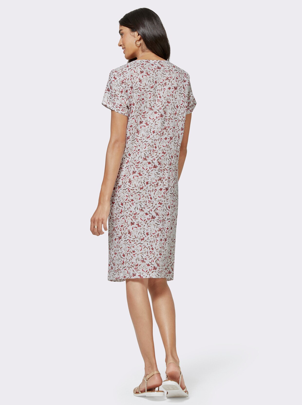 Zomerjurk - naturel geprint