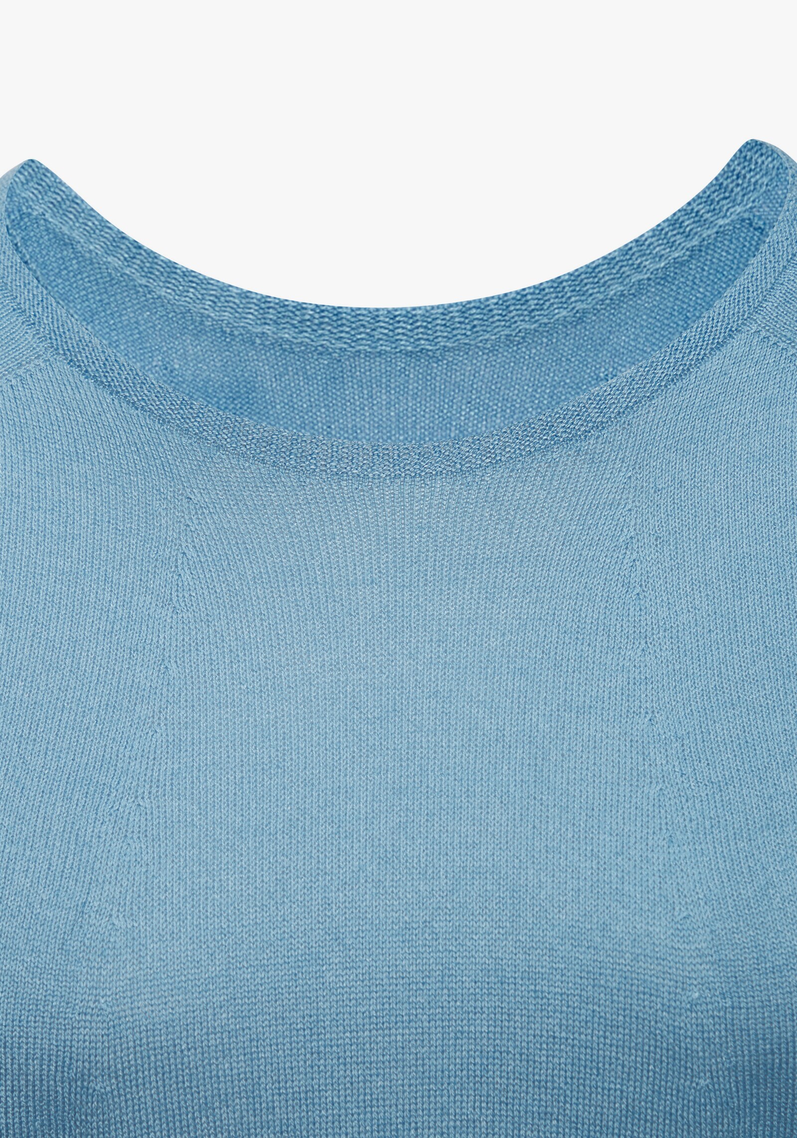 LASCANA Kurzarmpullover - blau
