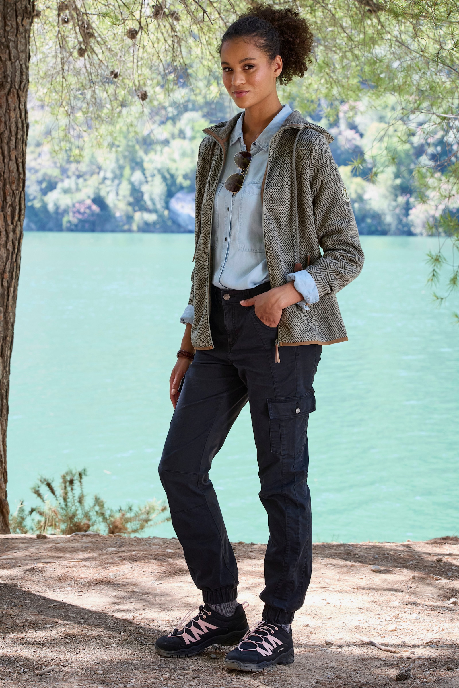 vivance active Trekkinghose - schwarz