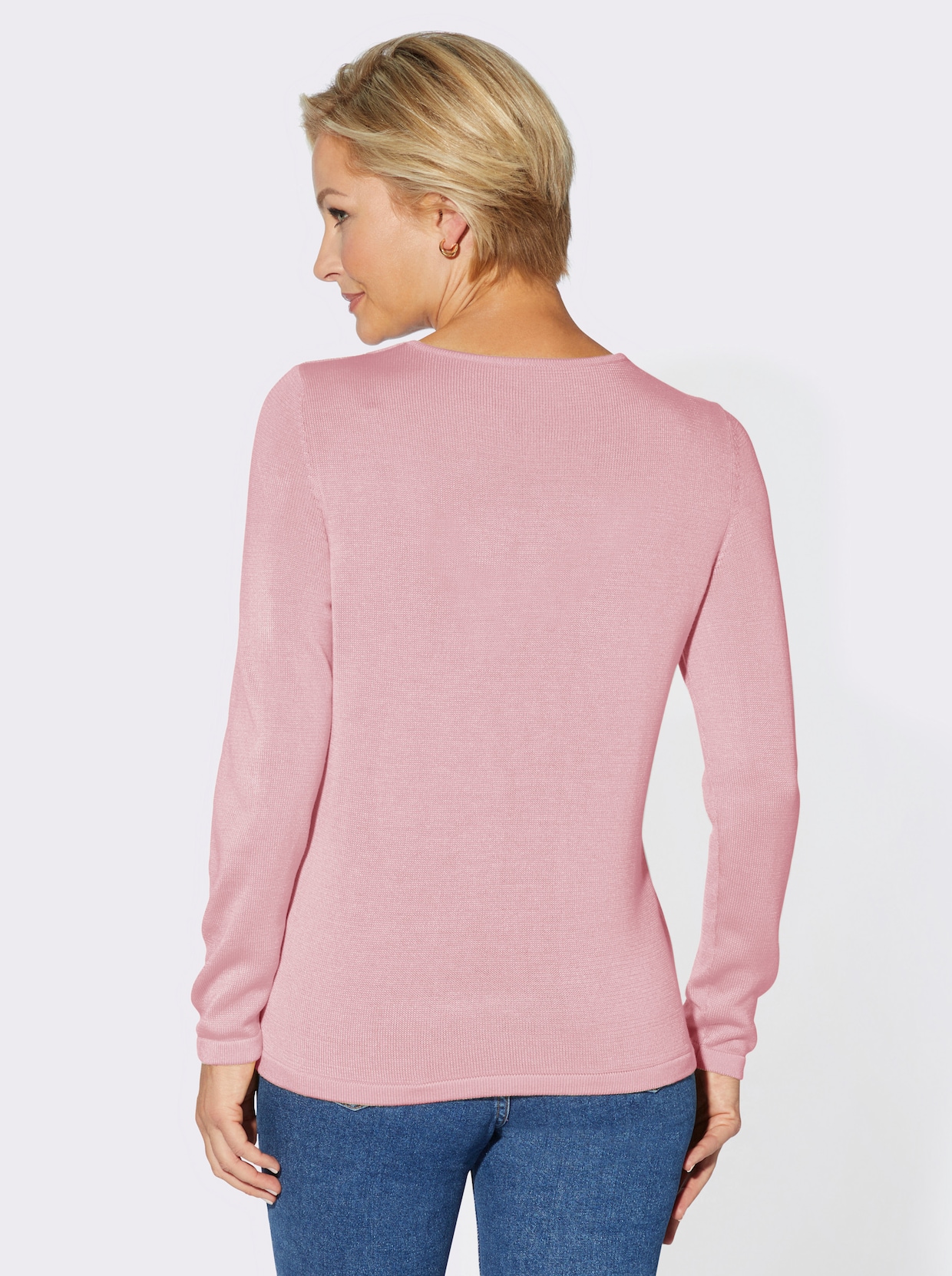 Pullover met lange mouwen - roze