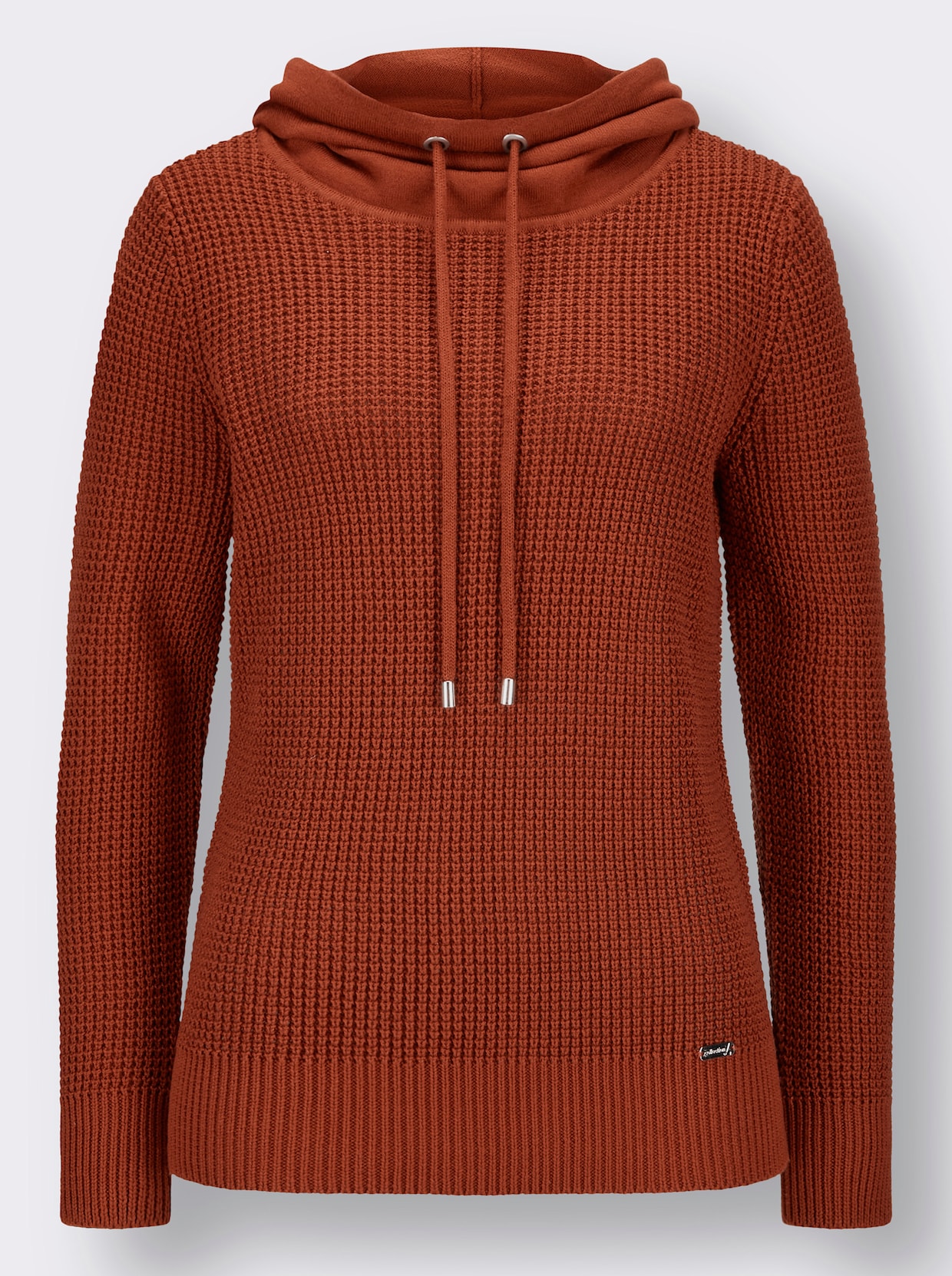 Strickpullover - rostrot