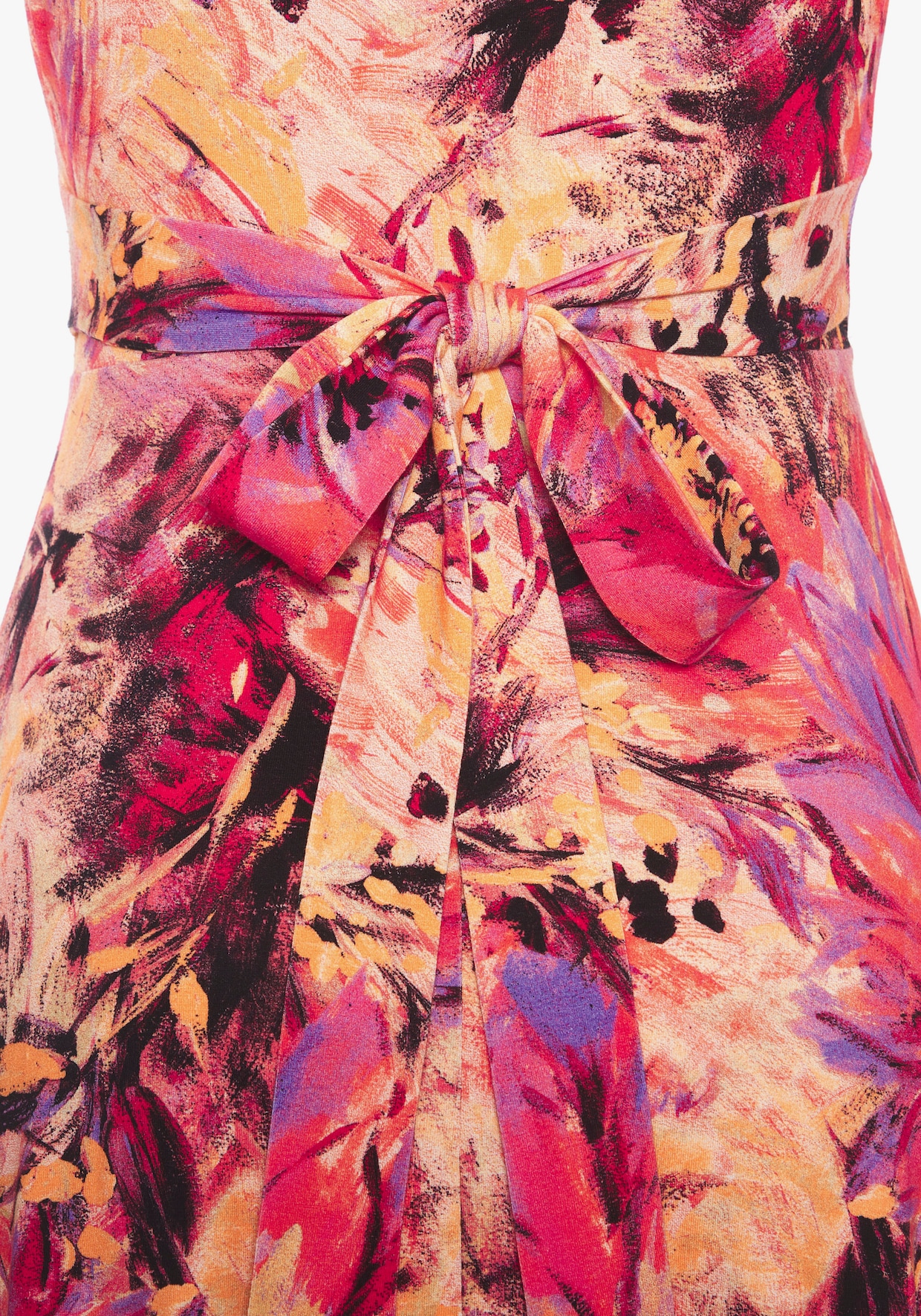 Beachtime Sommerkleid - pink bedruckt