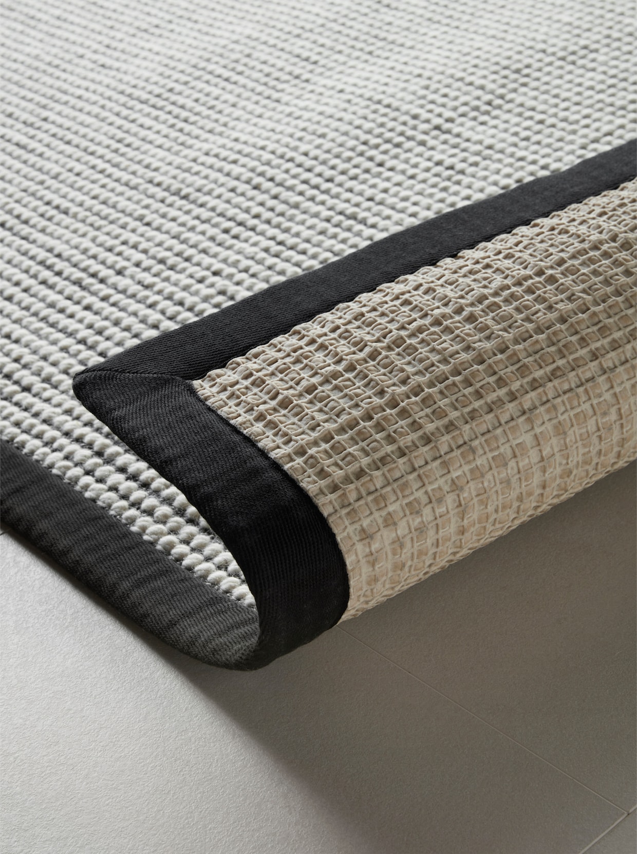 heine home Tapis - noir-blanc cassé