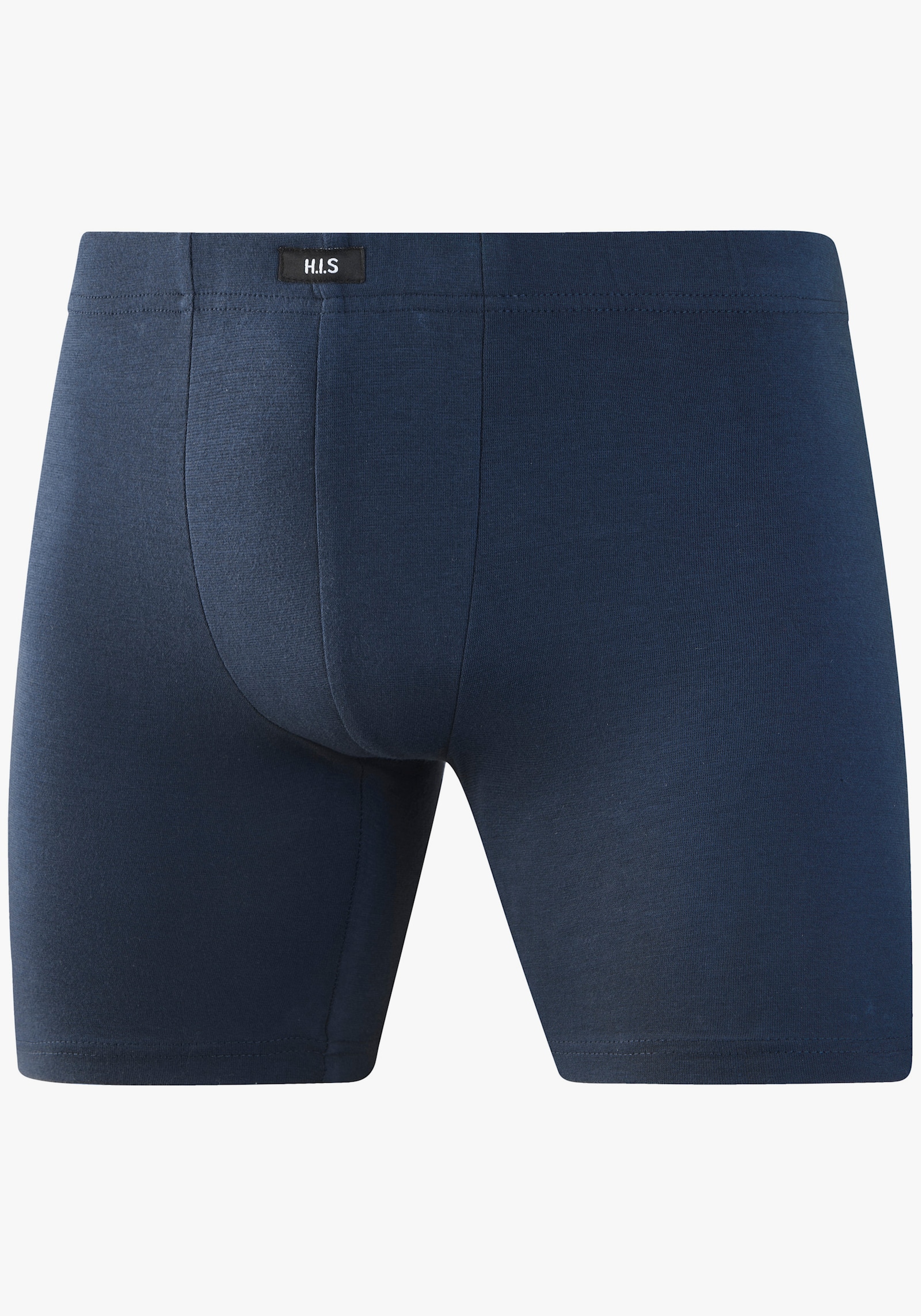H.I.S Langer Boxer - rot, dunkelblau, hellblau, grau, khaki