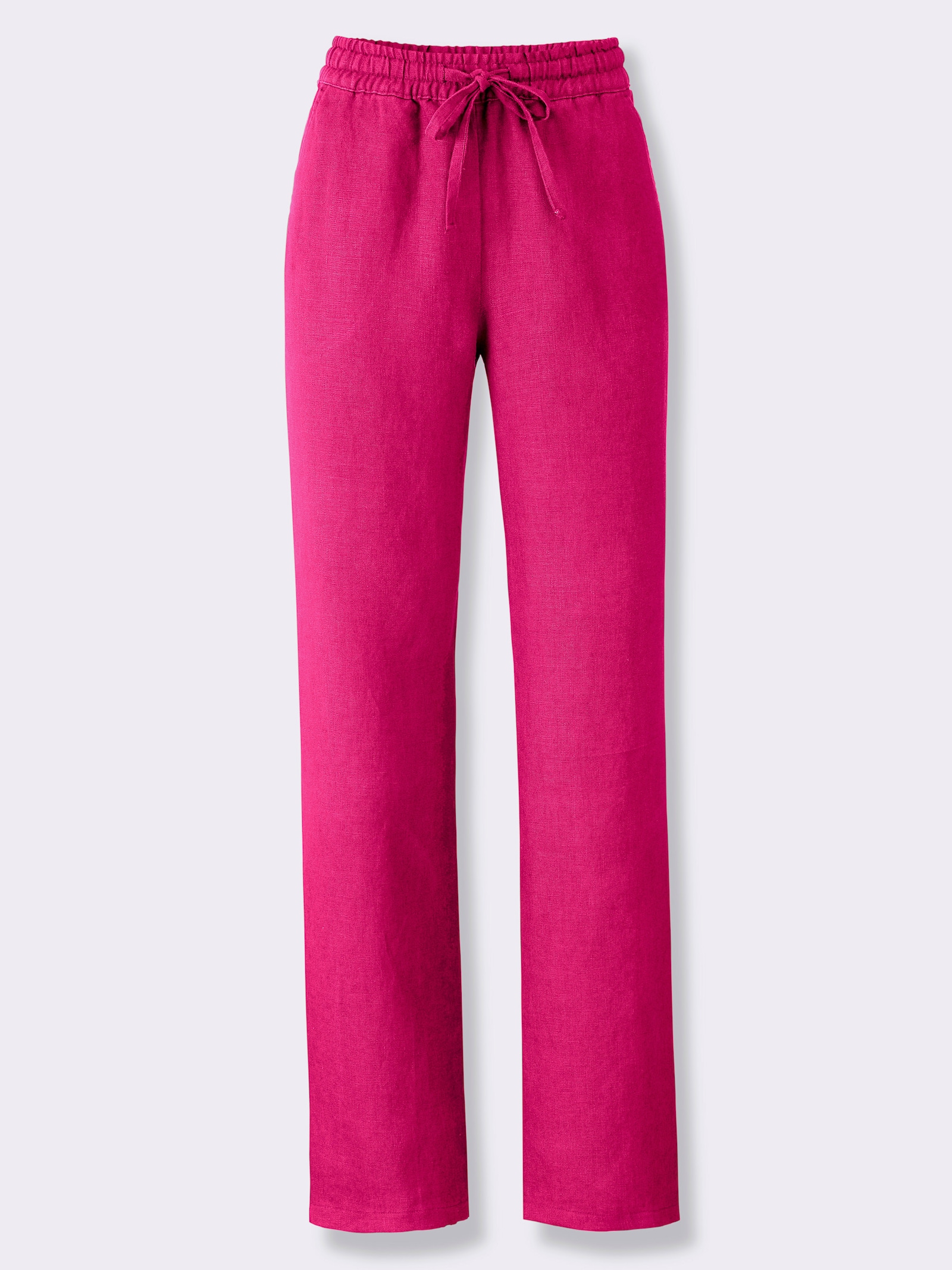 heine Leinenhose mit weitem Bein - pink
