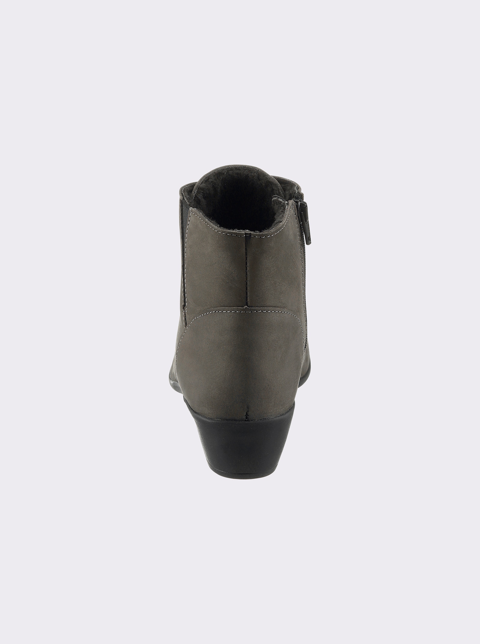 airsoft modern+ Stiefelette wärmend gefüttert, für kräftige Füße - dunkeltaupe