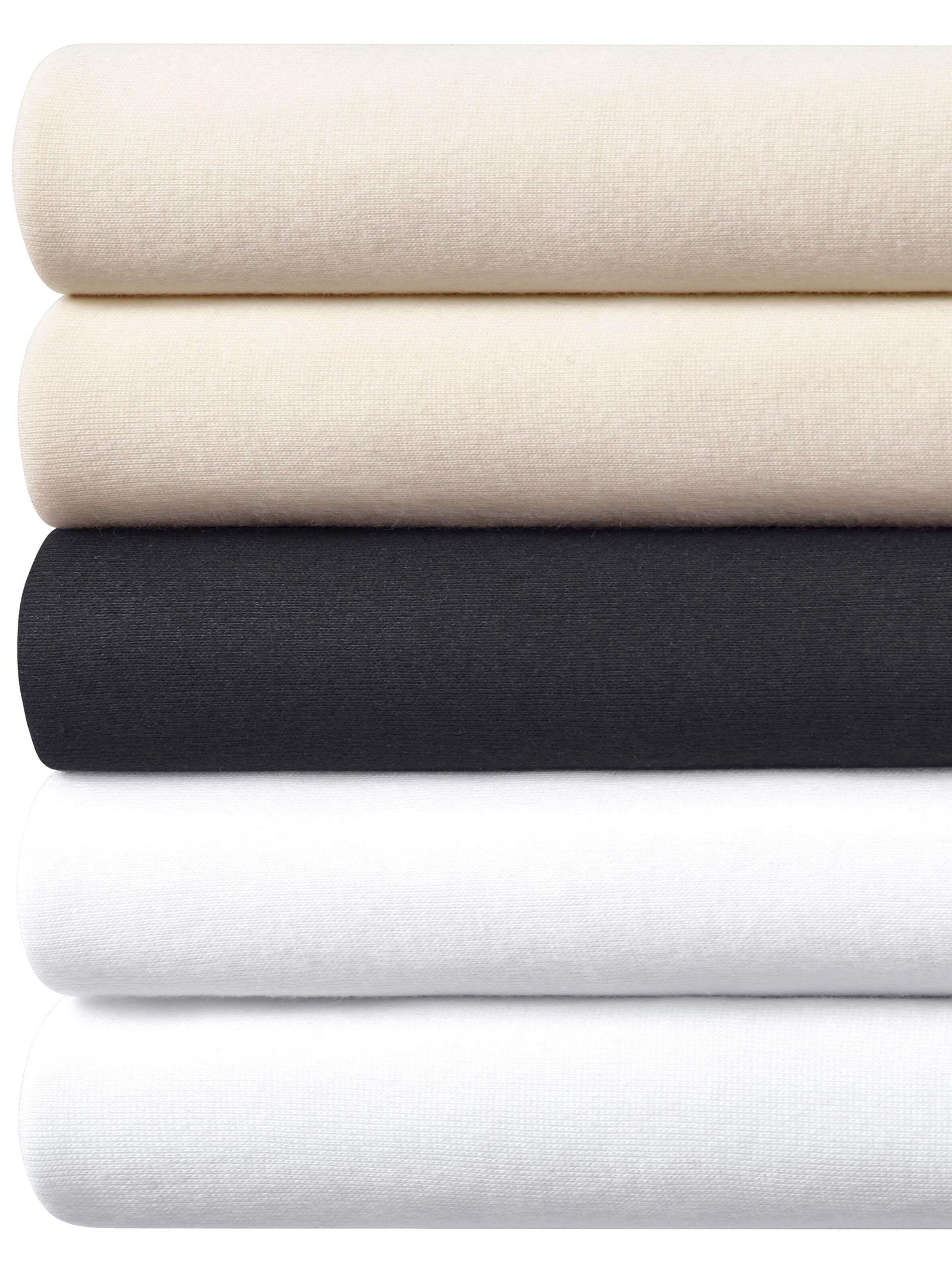 Pompadour Slip - 2x weiß, 2x champagner, 1x schwarz