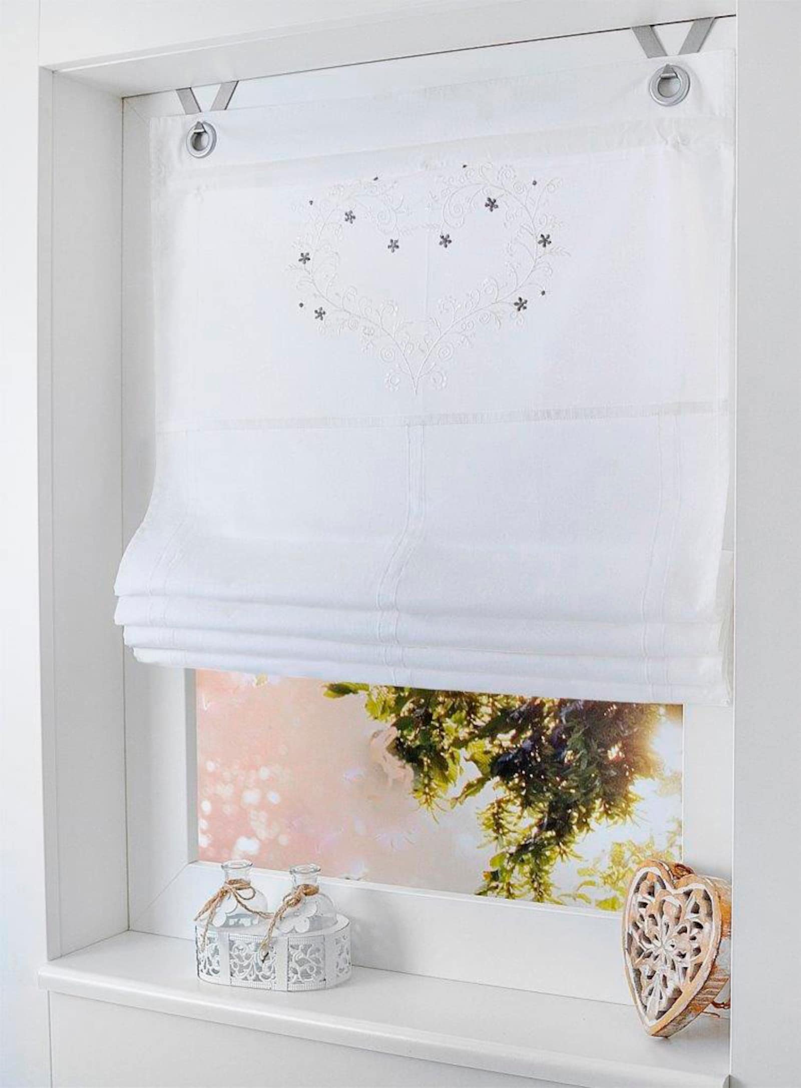 heine home Raffrollo - weiß