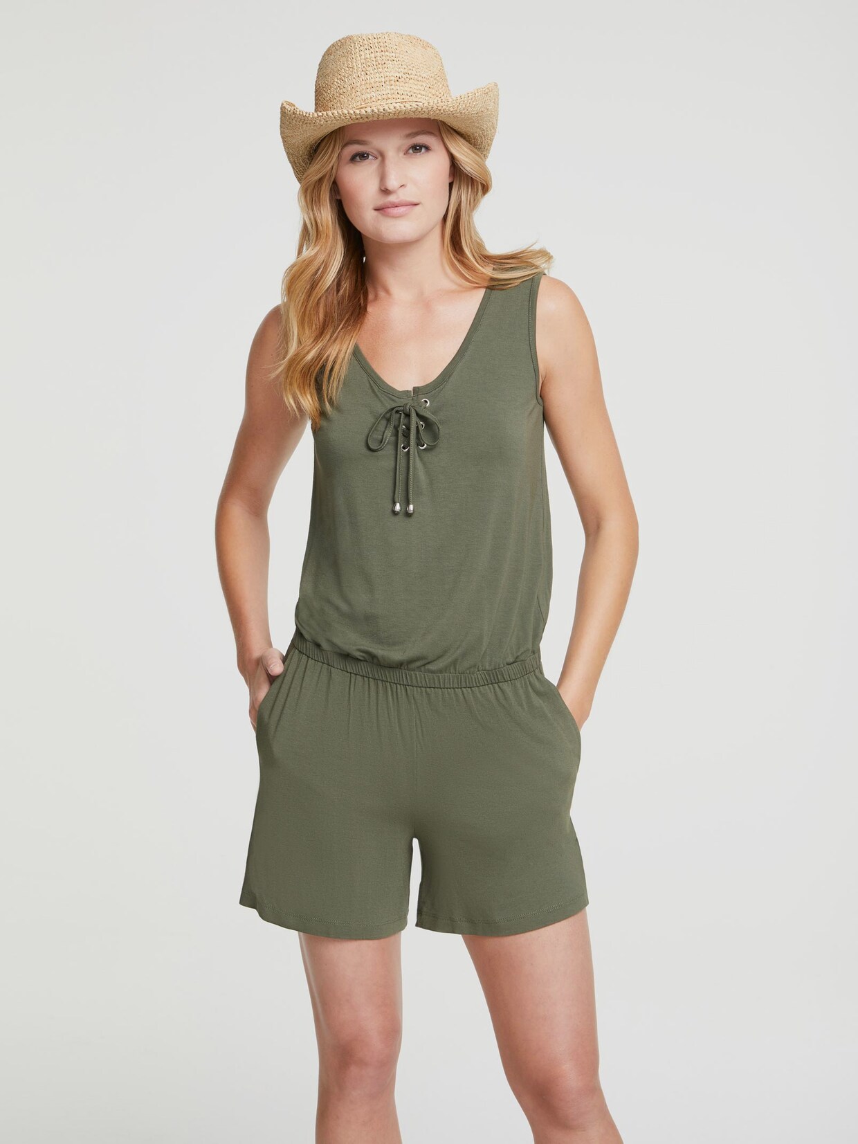 Linea Tesini Overall - khaki