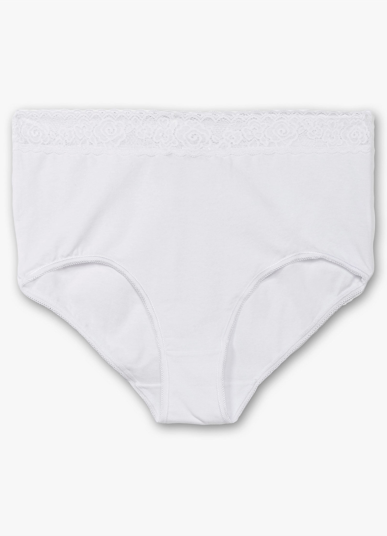 wäschepur Taillenslip mit elastischer Spitze - farbig-sortiert