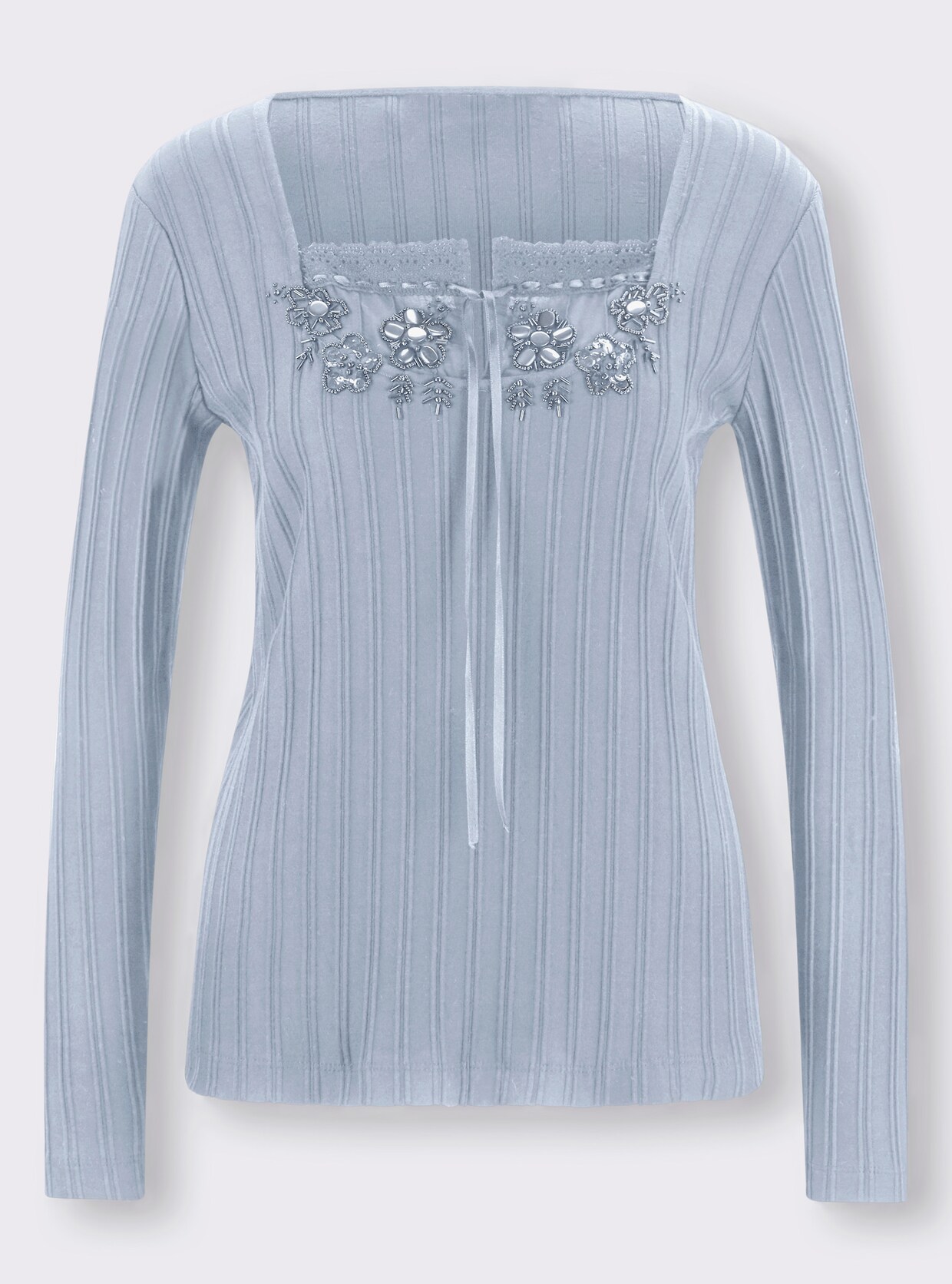 heine Shirt met lange mouwen - bleu
