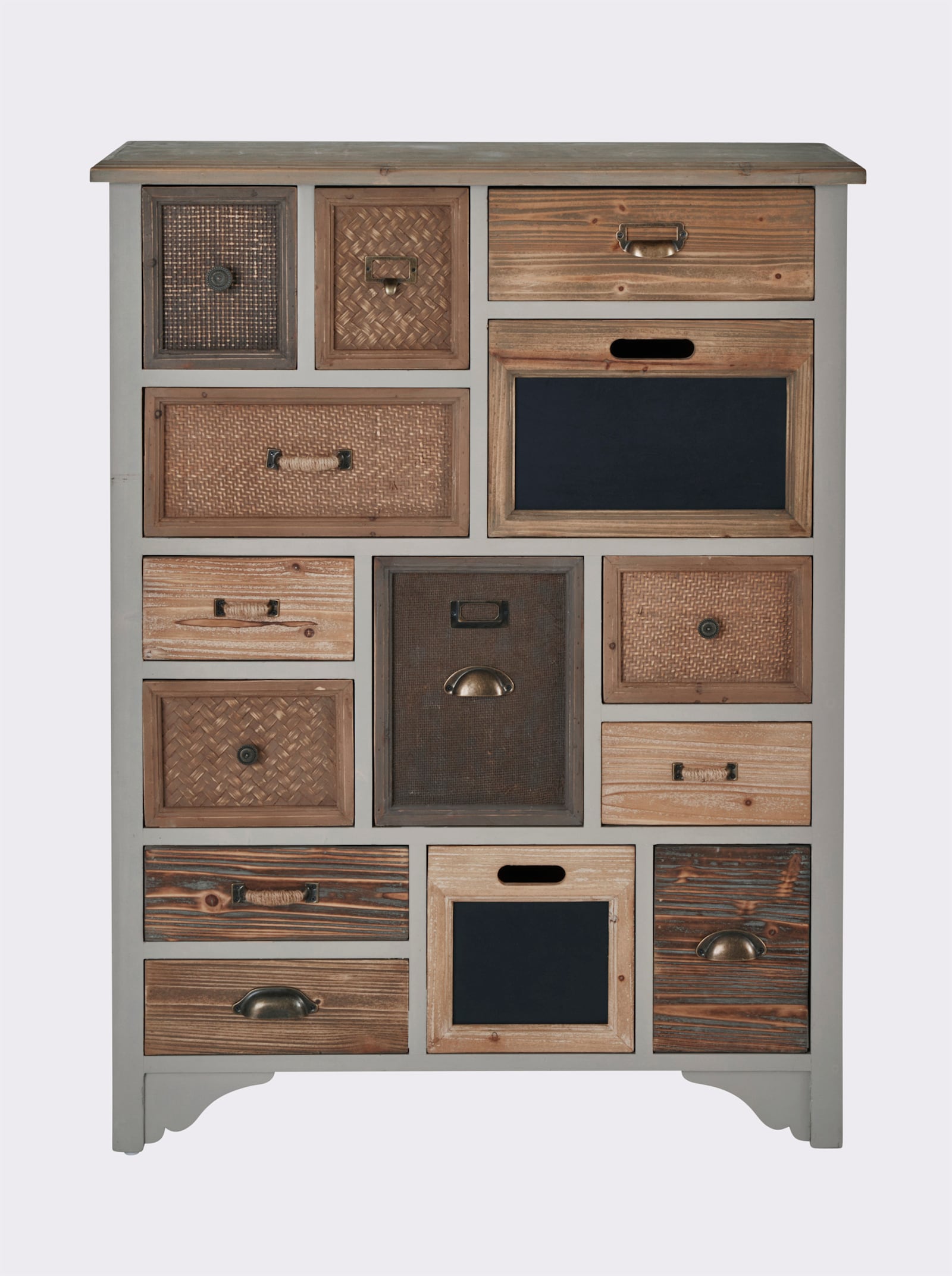 Impressionen Kommode - grau-natur