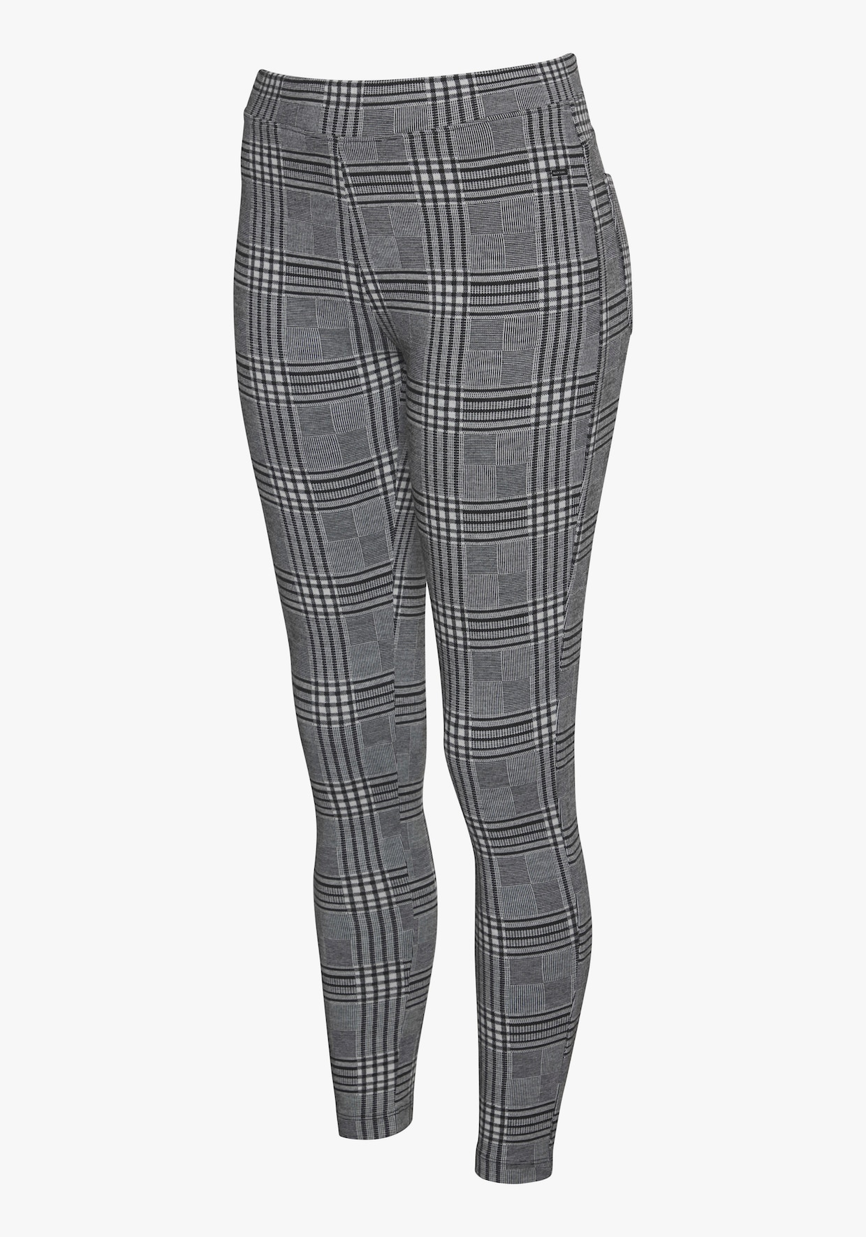 LASCANA Legging - noir blanc à carreaux