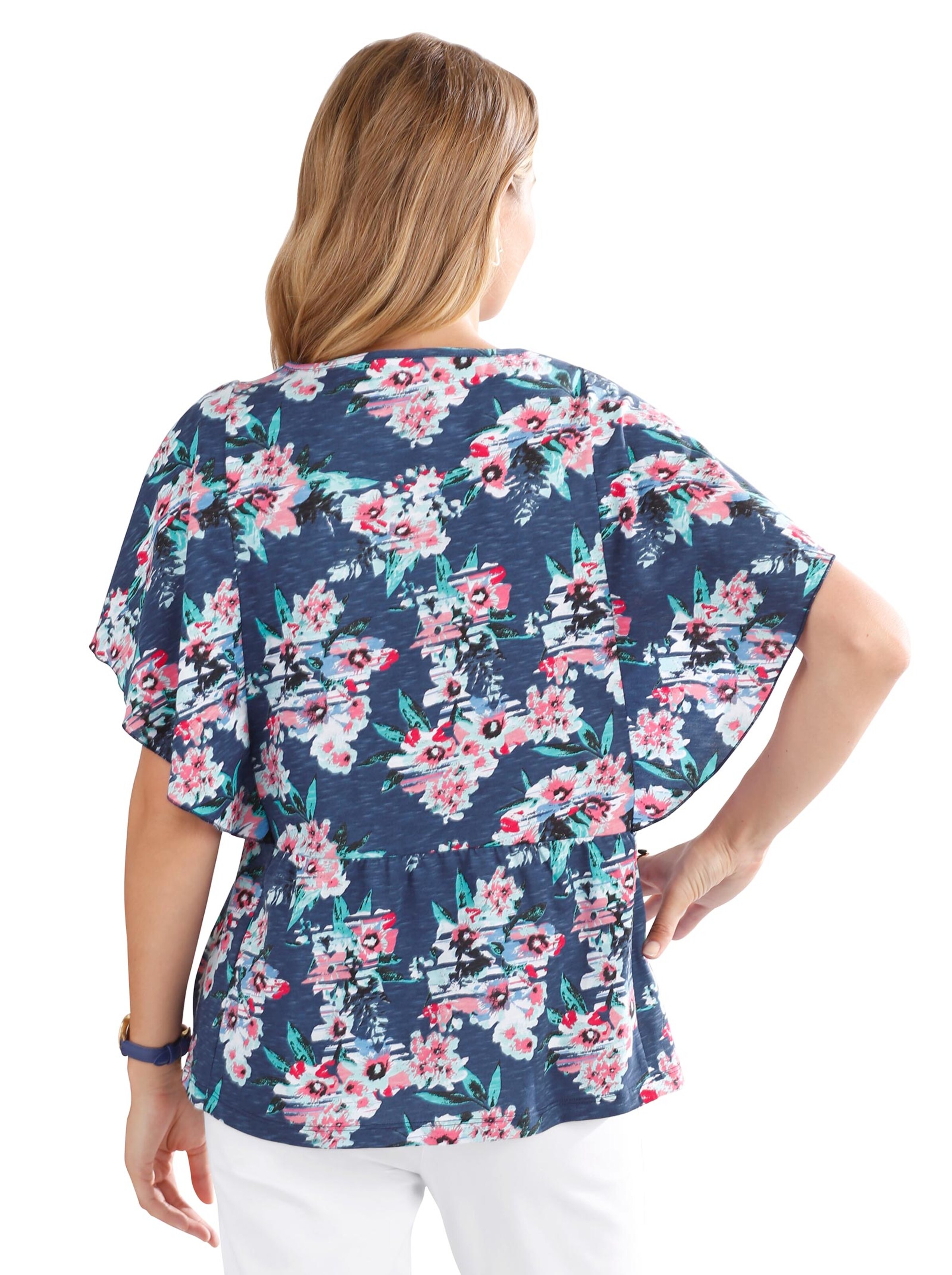 Shirt - blau-bedruckt