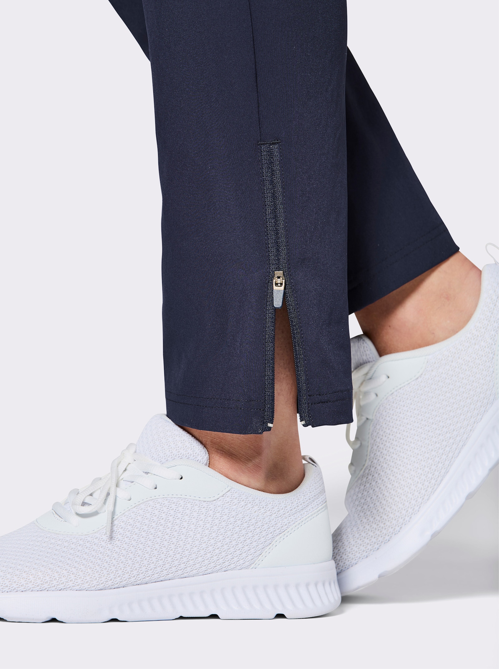 Catamaran Sports Funktionshose mit Reißverschluss am Saum - marine