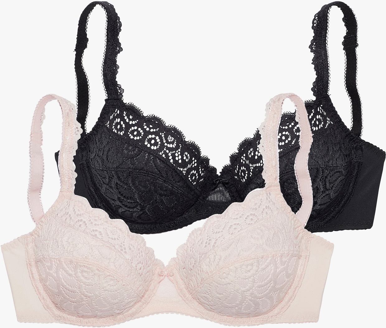 petite fleur Soutien-gorge à armatures - poudre + noir