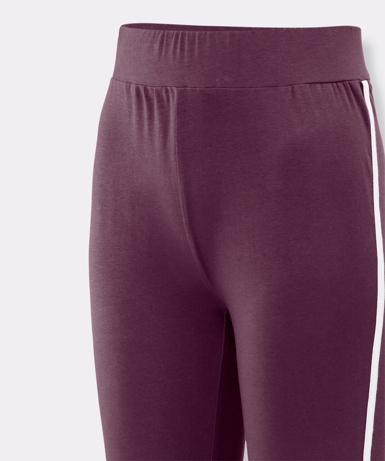 feel good Legging - donkerblauw + braamrood