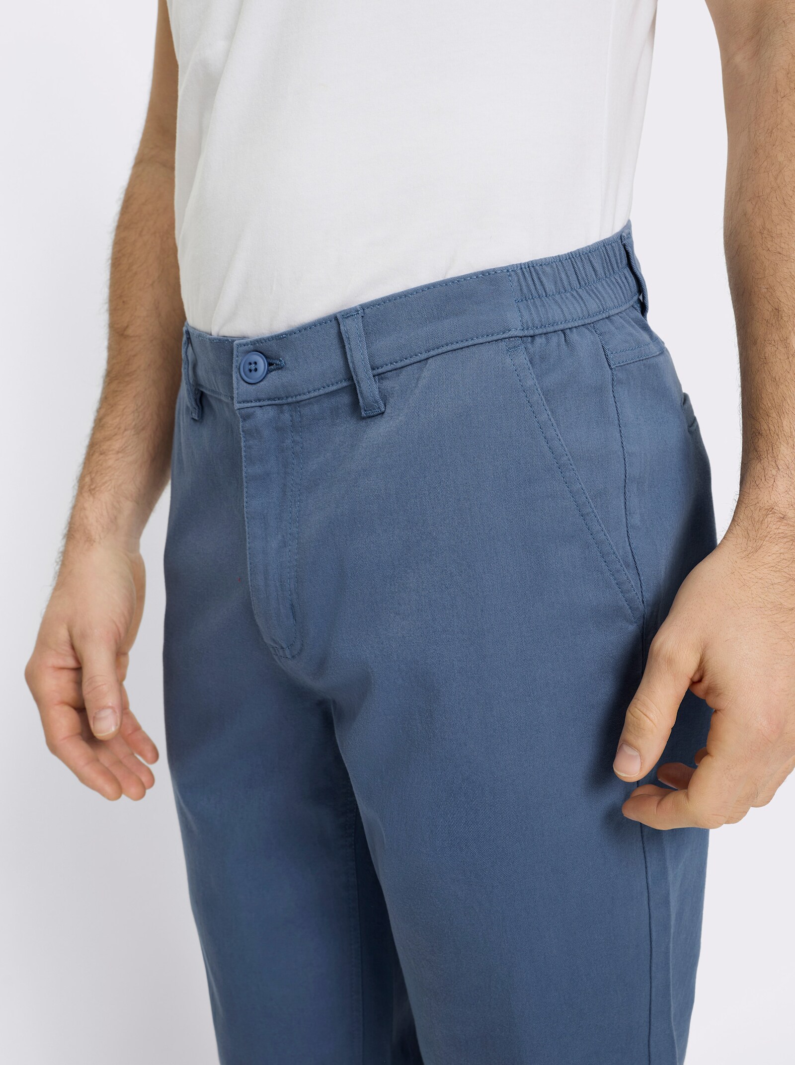 Marco Donati Chinohose mit Stretch-Anteil - jeansblau