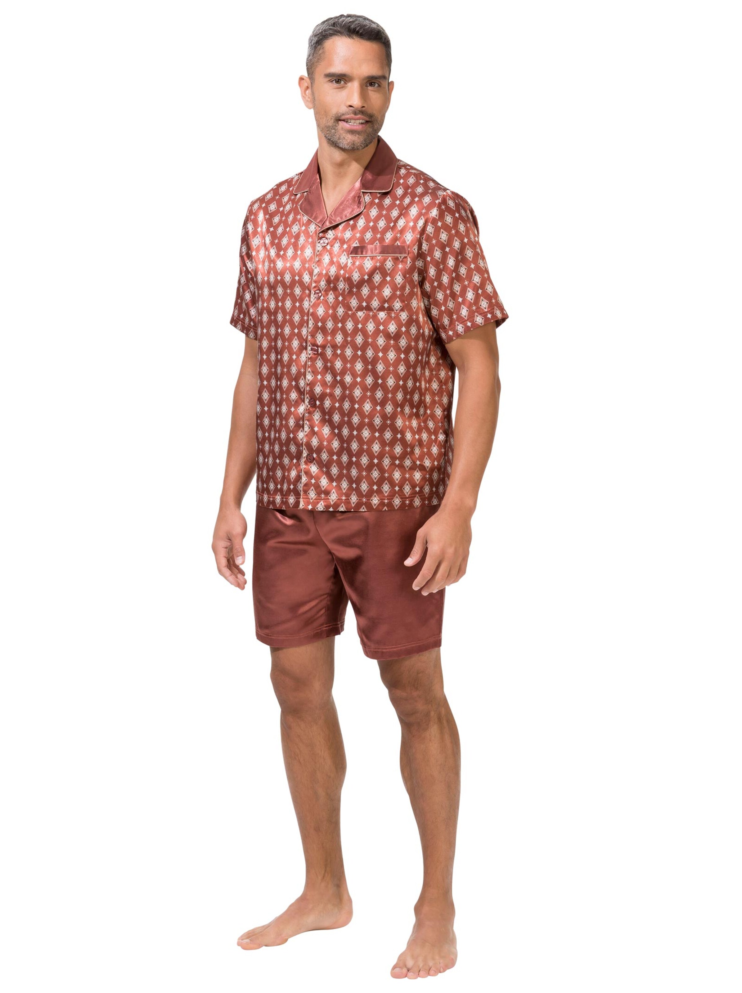 Shorty - zimt-bedruckt