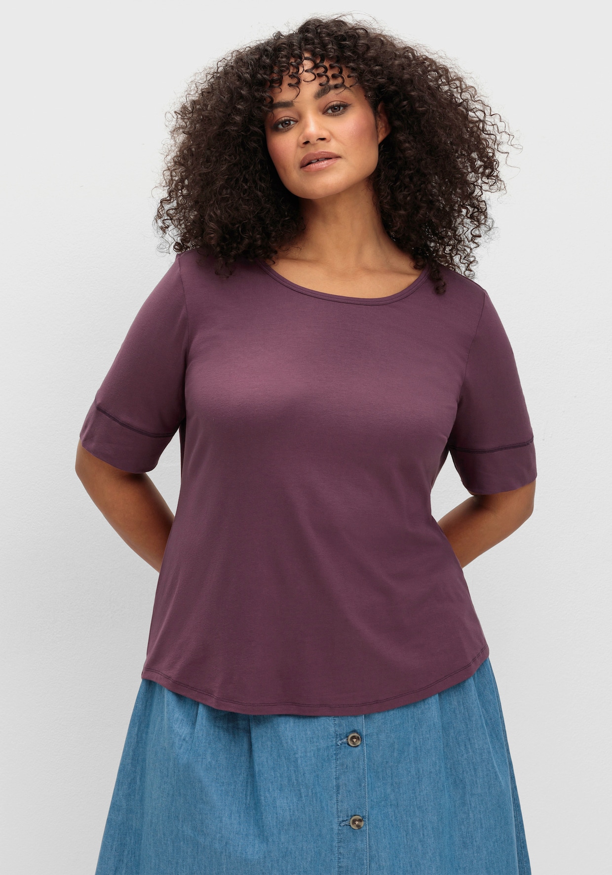 T-Shirt - aubergine