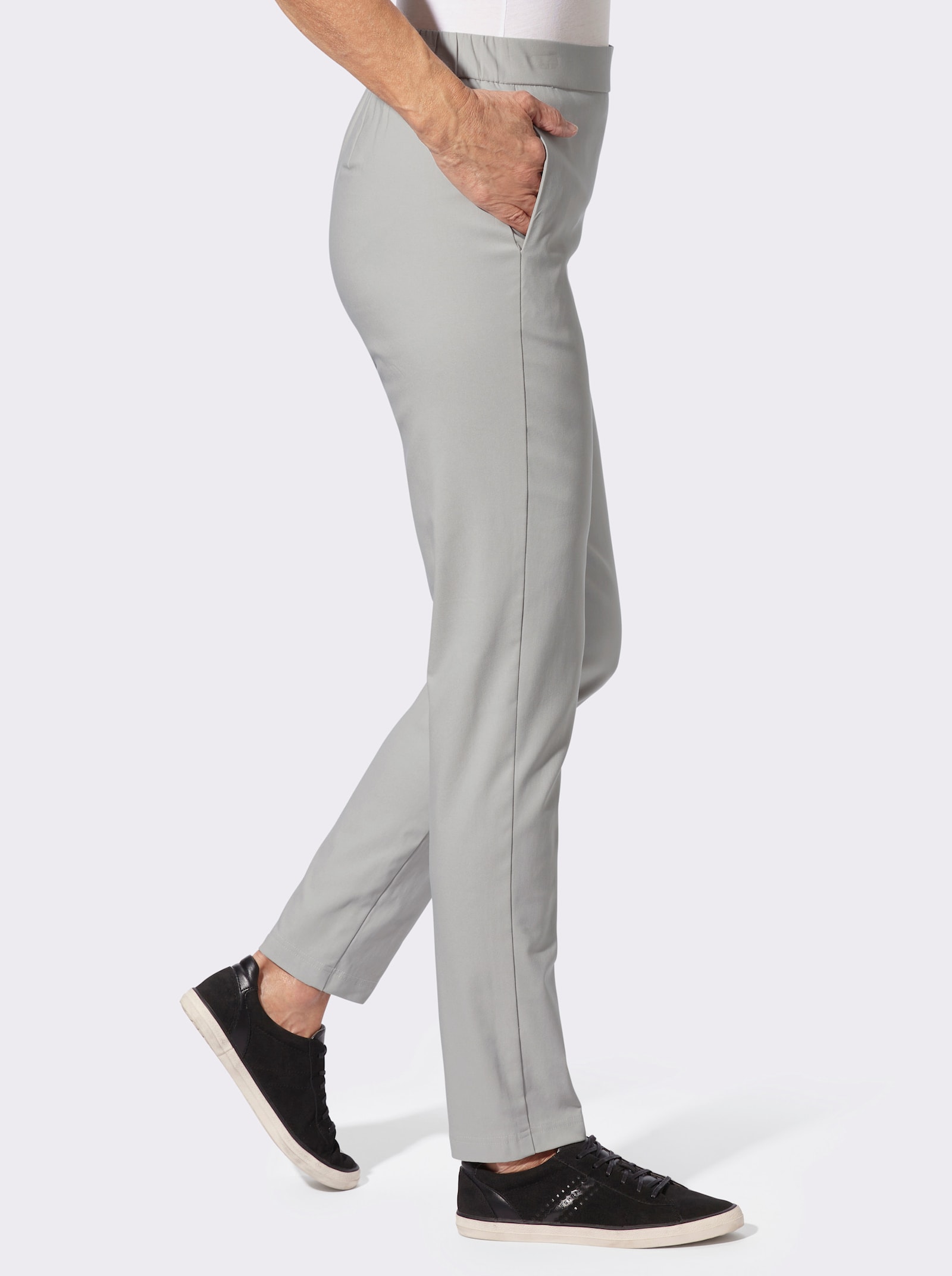 Thermohose in Bengalin-Qualität - hellgrau