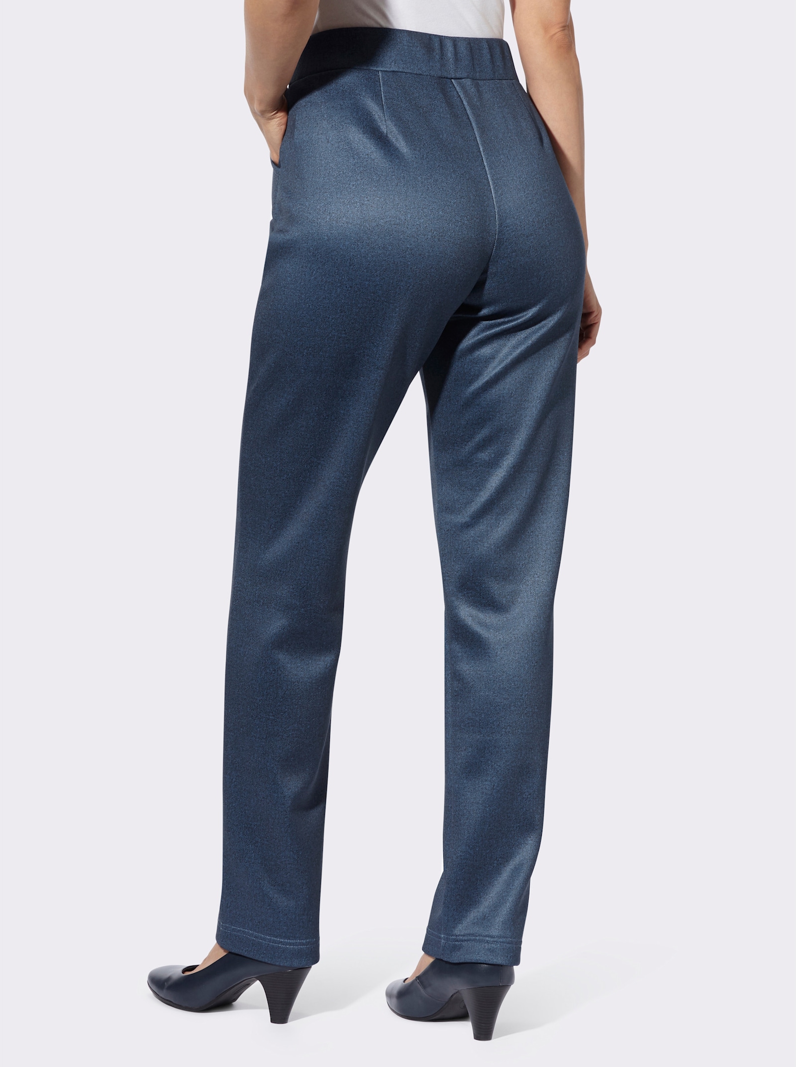 Thermobroek met fleecevoering - donkerblauw