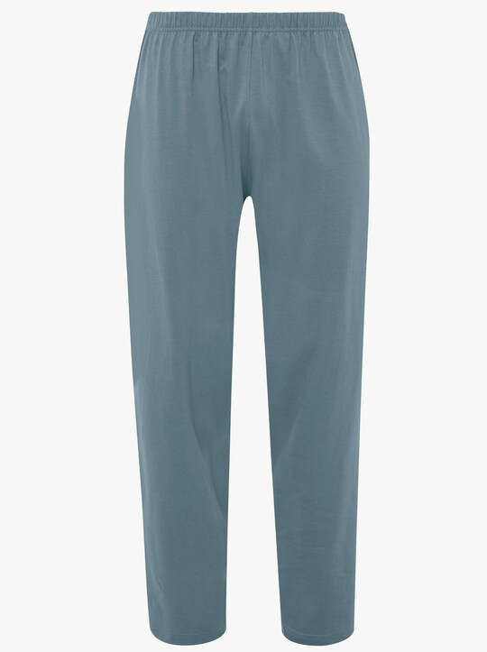 Schlafanzug - grün-gestreift