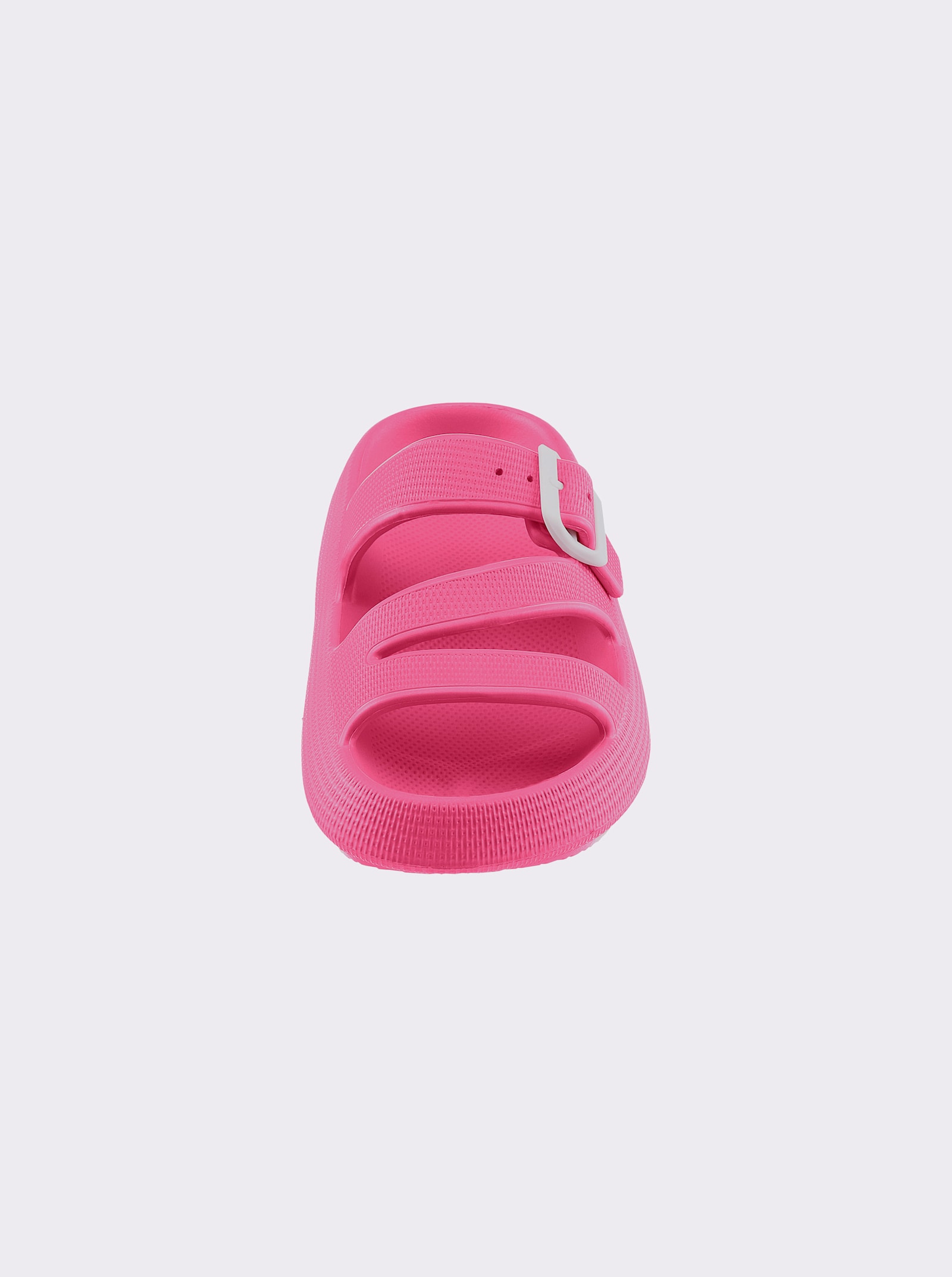 Siebi´s Badepantolette mit verstellbarer Dornschließe - pink