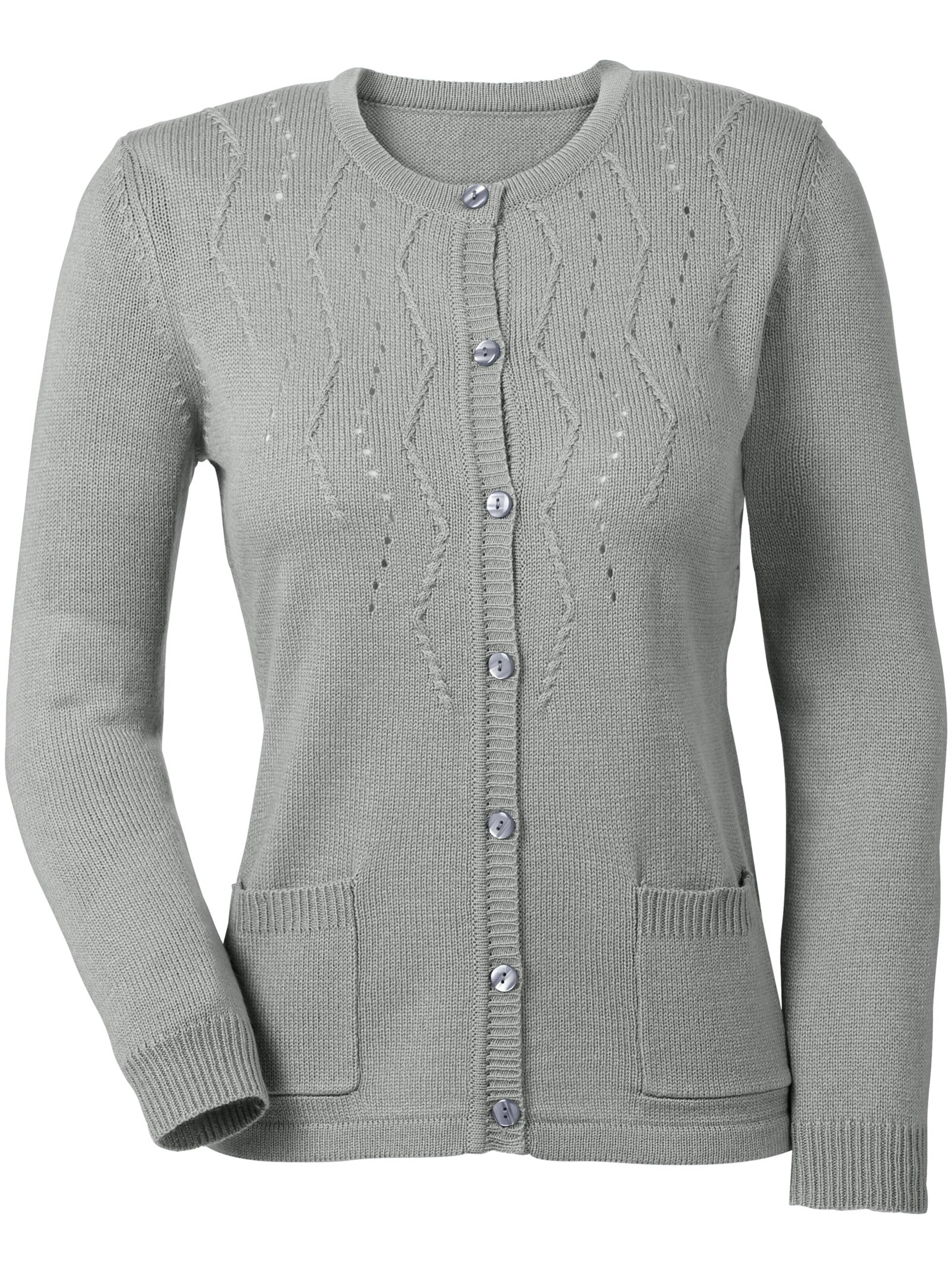 Strickjacke - grau