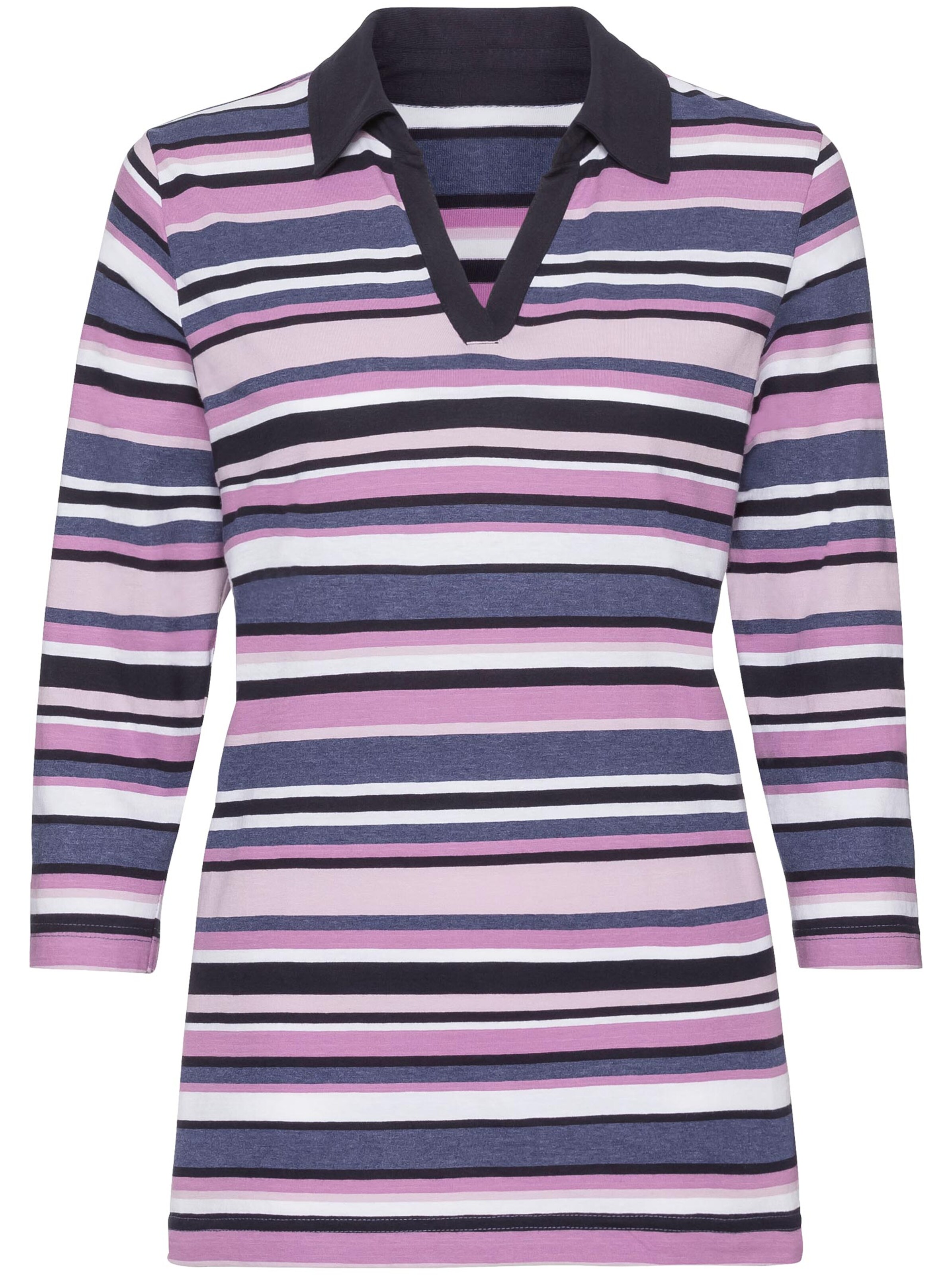 Shirt - marine-geringelt