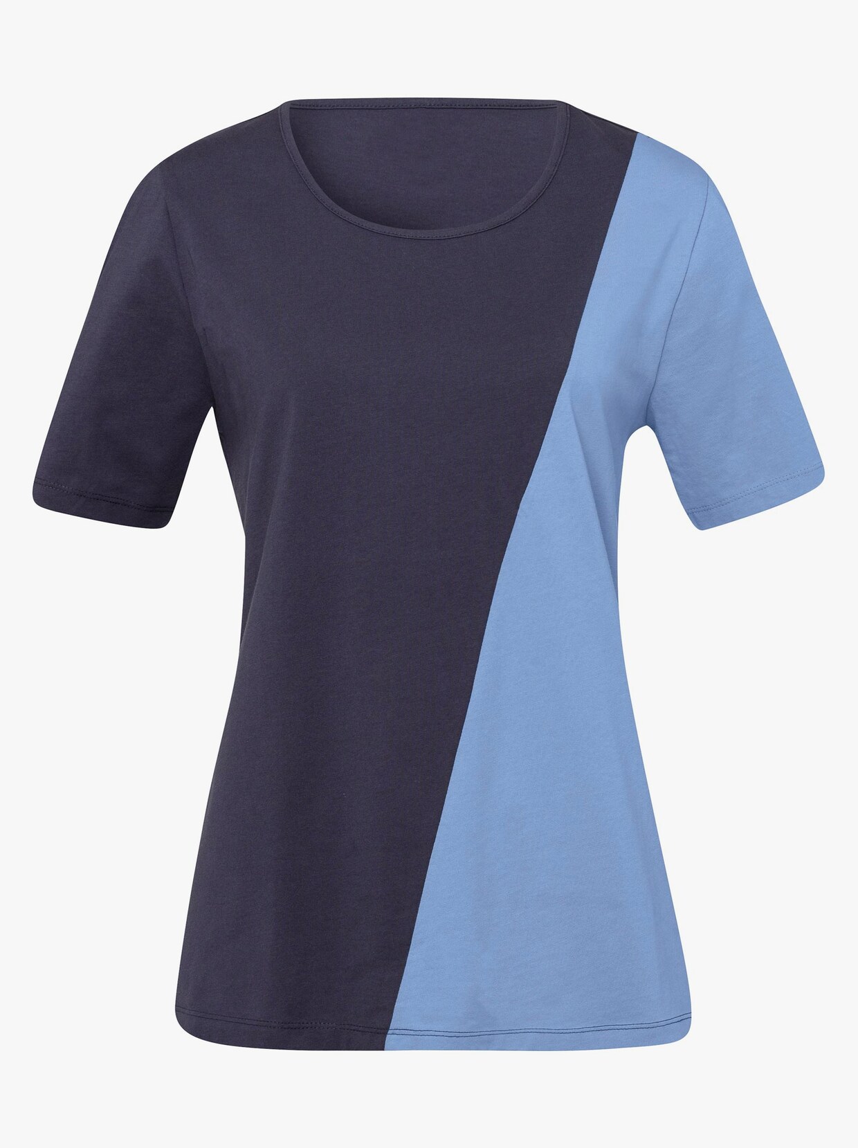 T-shirt - nachtblauw/hemelsblauw