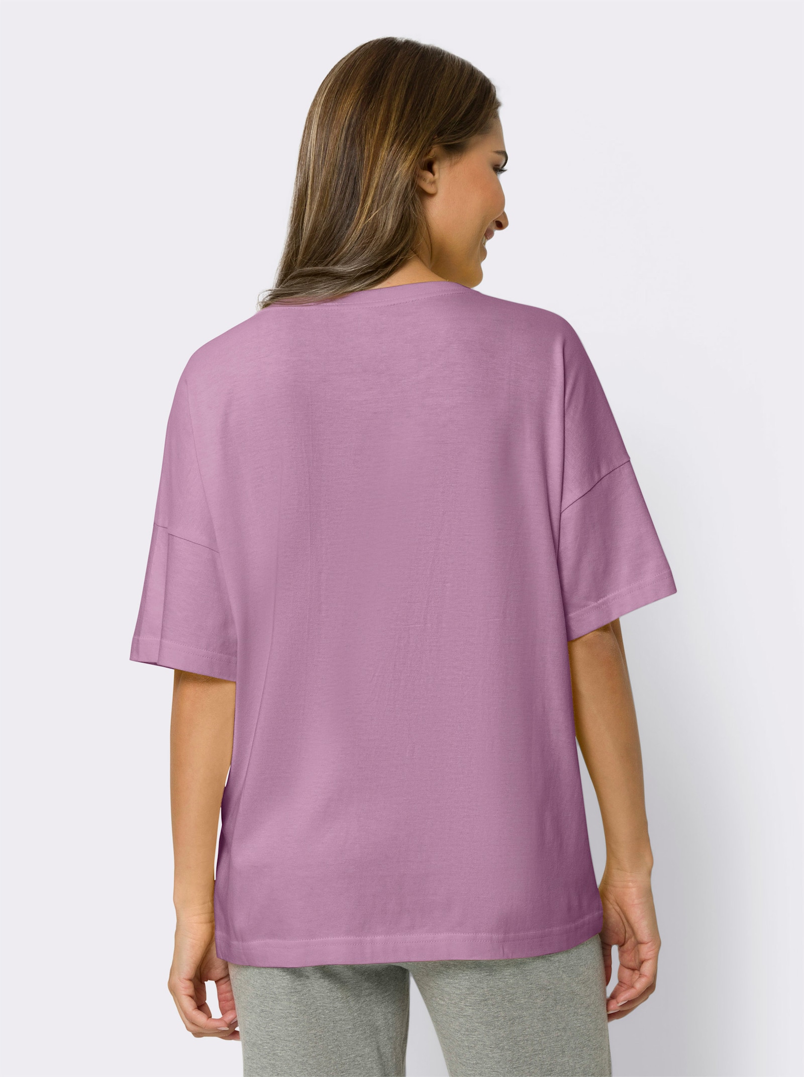 Freizeitshirt mit Modal - orchidee