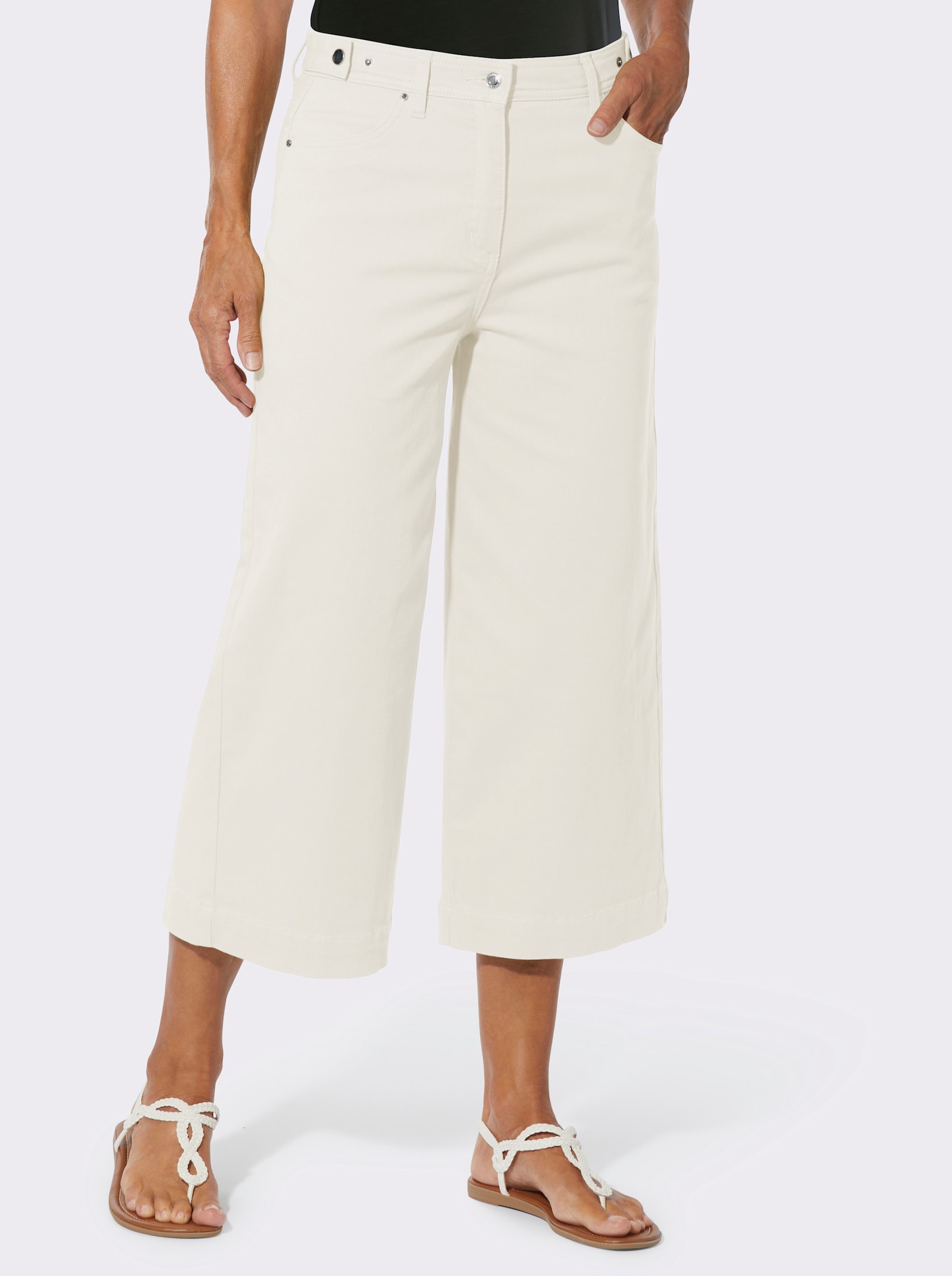 Culotte in Baumwoll-Qualität - ecru