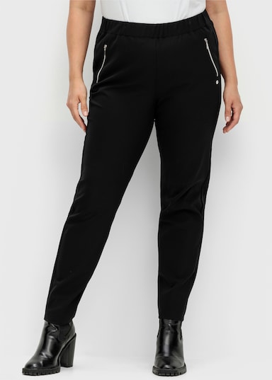sheego Schlupfhose - schwarz