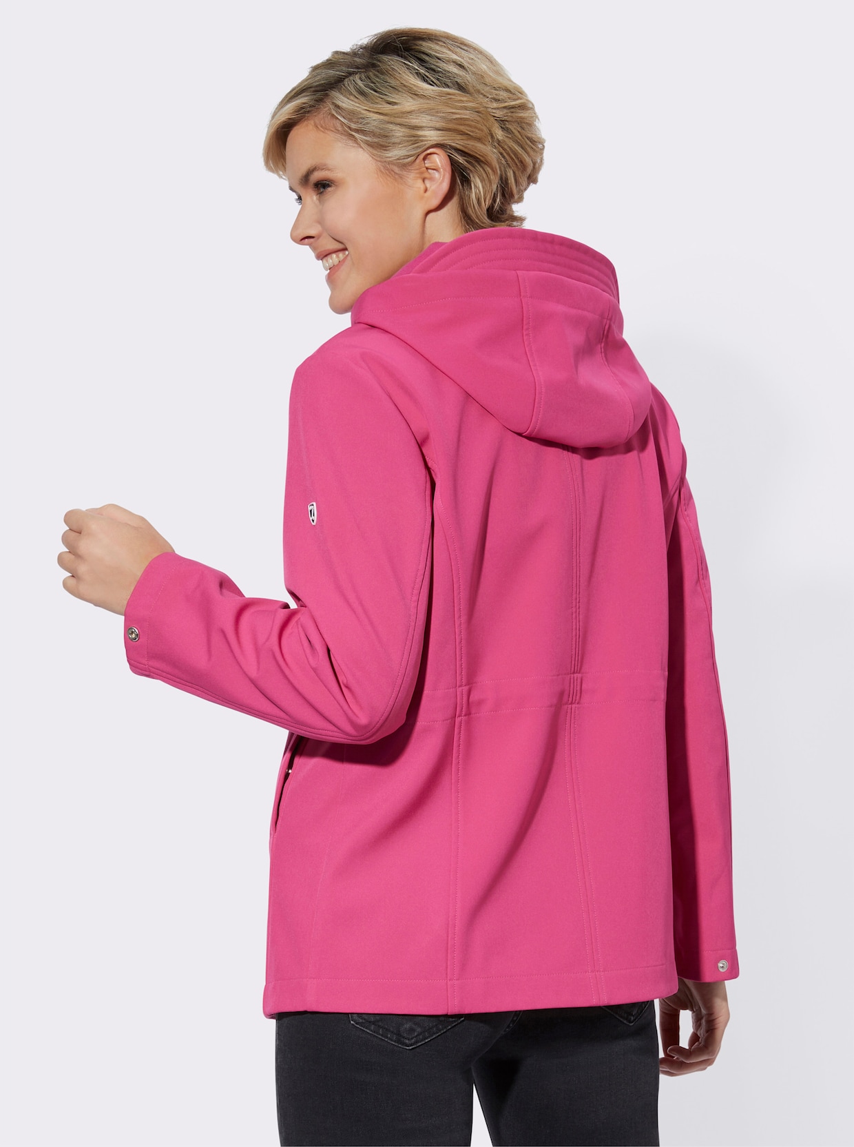 Softshell-Jacke - fuchsia