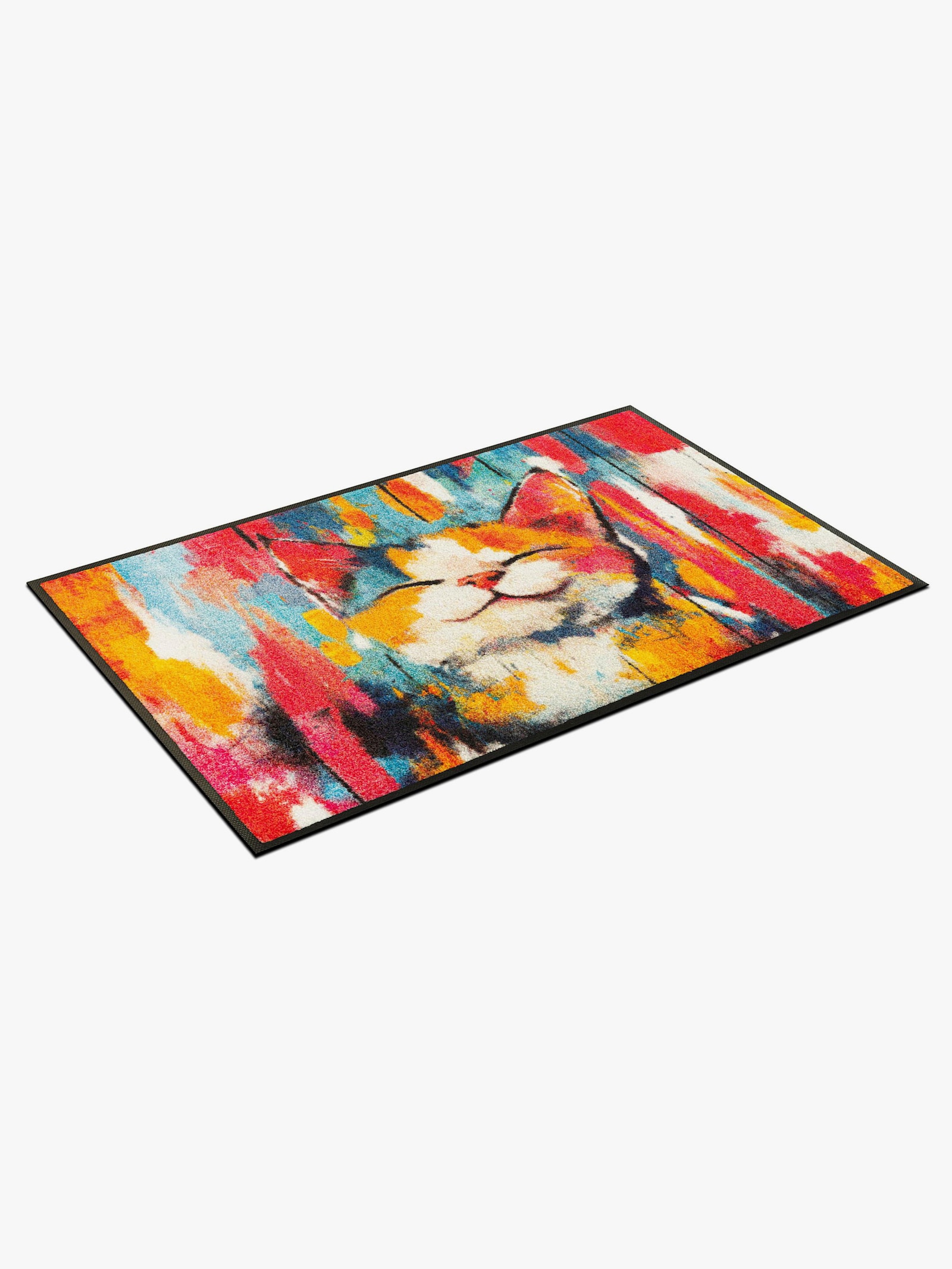 wash+dry by Kleen-Tex Fußmatte - rot-bunt