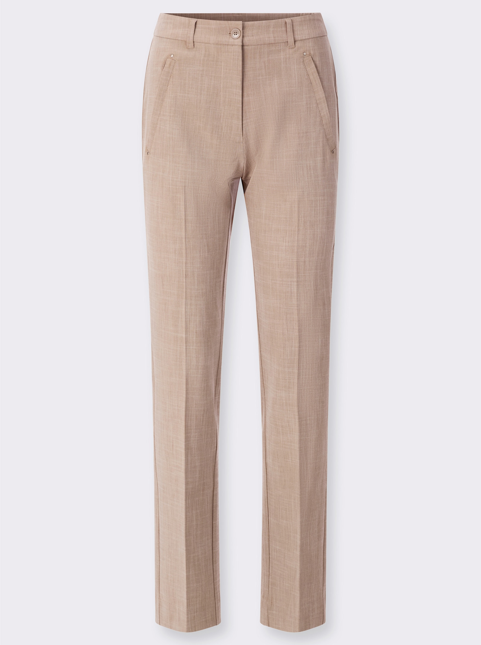 Webhose mit Ziernieten - sesam-meliert