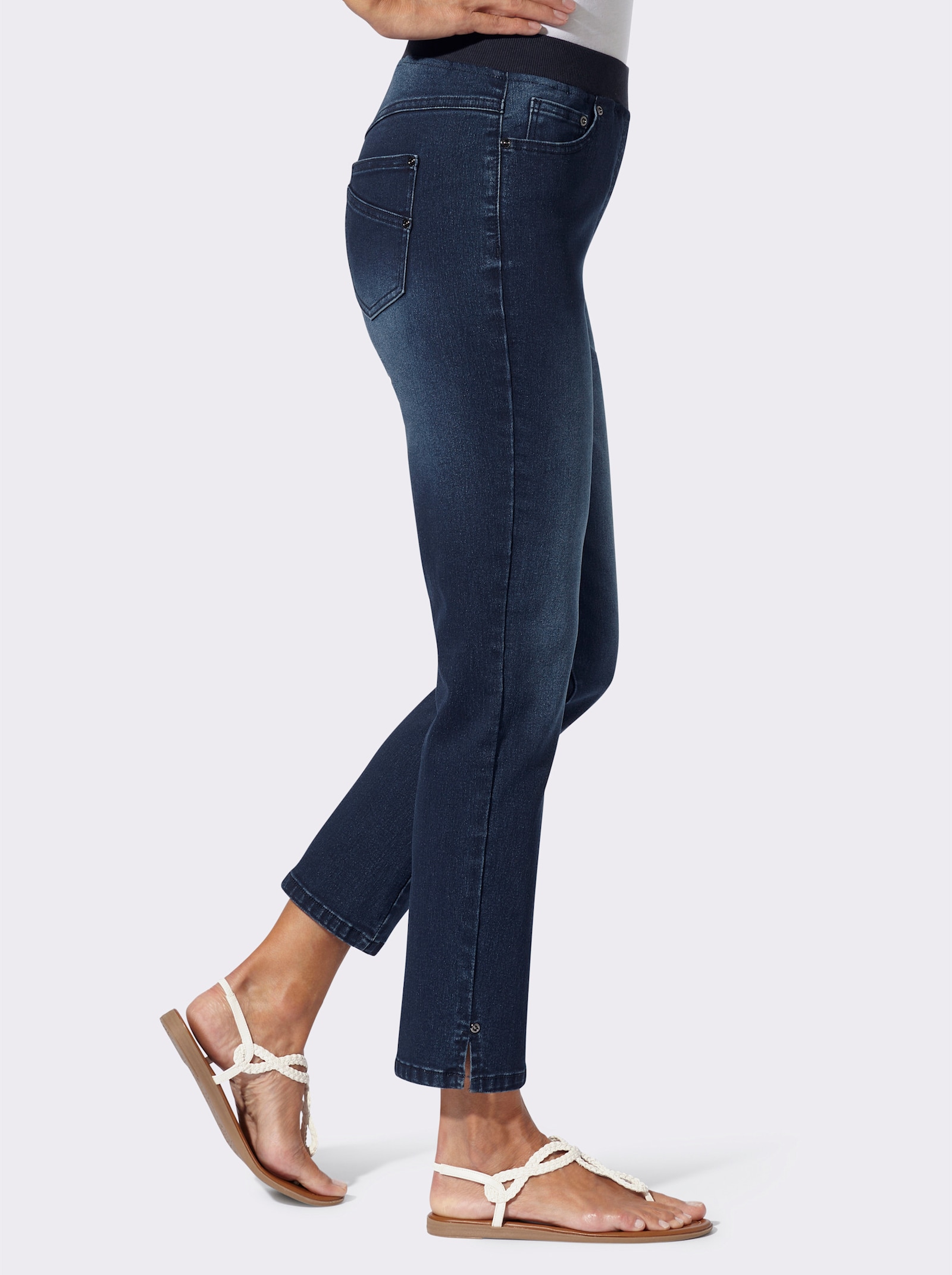 7/8 džíny - tmavěmodrá