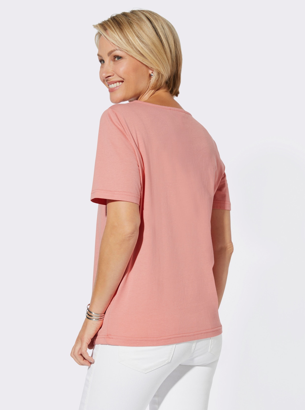 Rundhalsshirt - flamingo