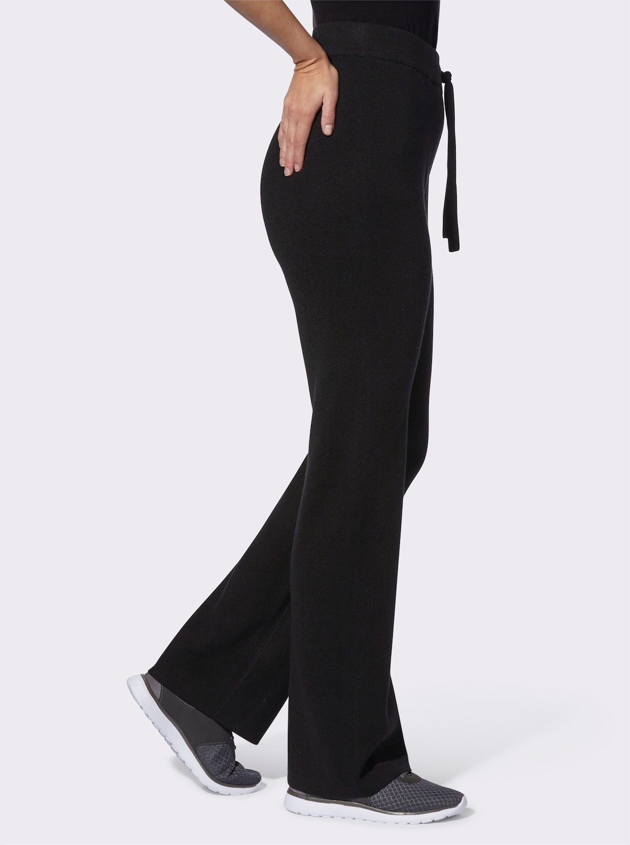 heine Broek van tricot - zwart