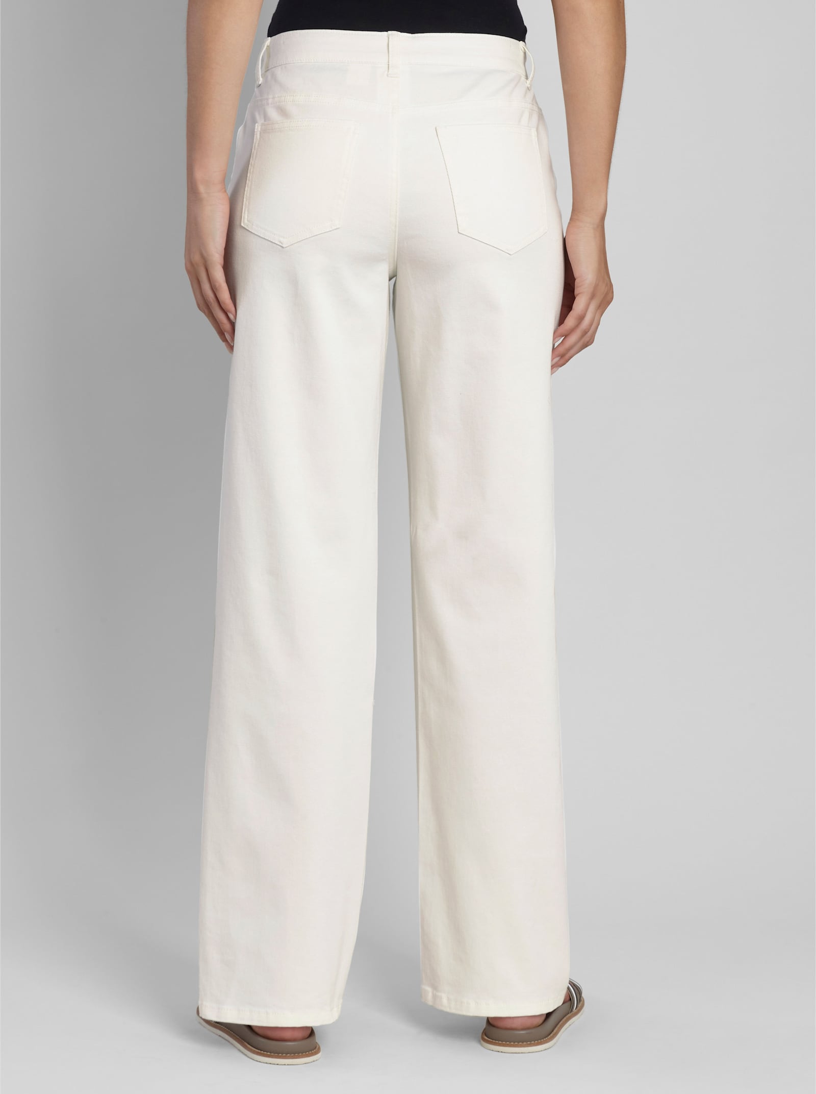 heine 5-Pocket-Jeans mit Ziernieten - ecru