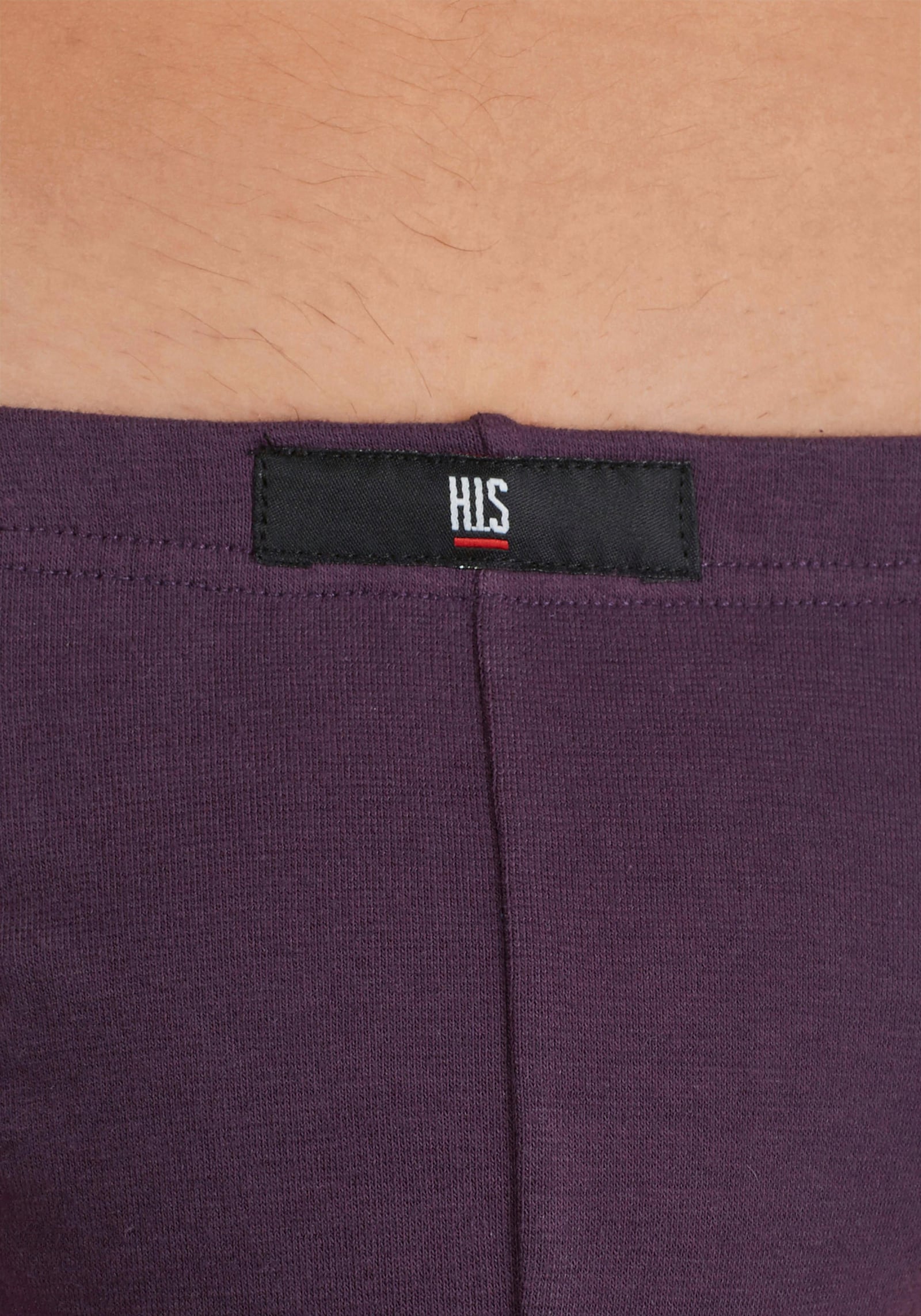 H.I.S Slip - weiß, grau-meliert, blau, blau-grün, aubergine, anthrazit, schwarz