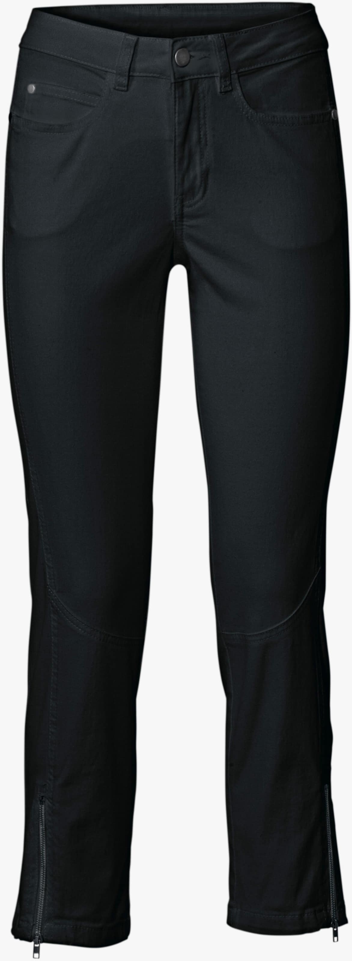 heine Röhrenhose mit Bauchweg-Einsatz vorn - schwarz