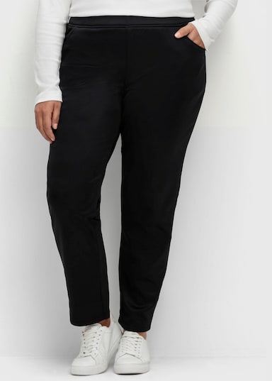 Schlupfhose mit wärmender Fleece-Innenseite - schwarz