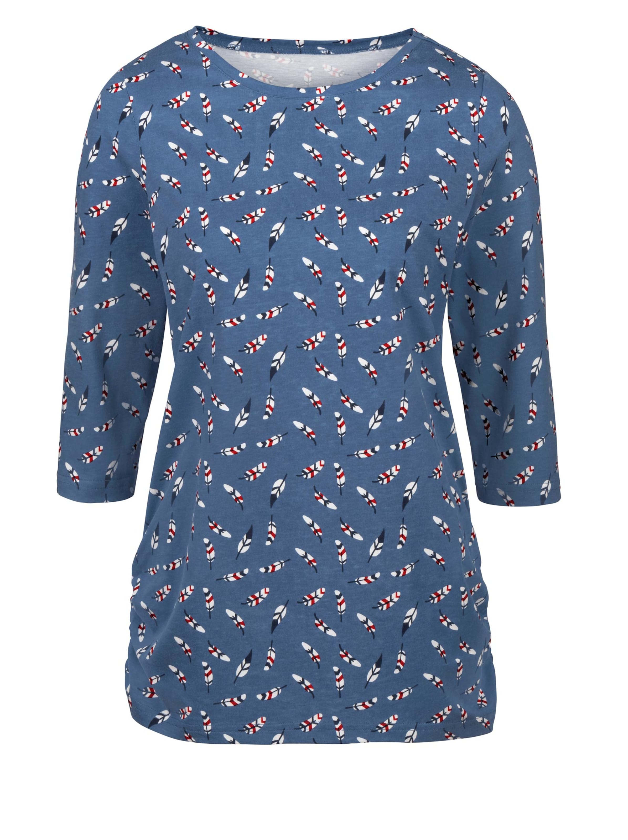 Shirt - blau-bedruckt