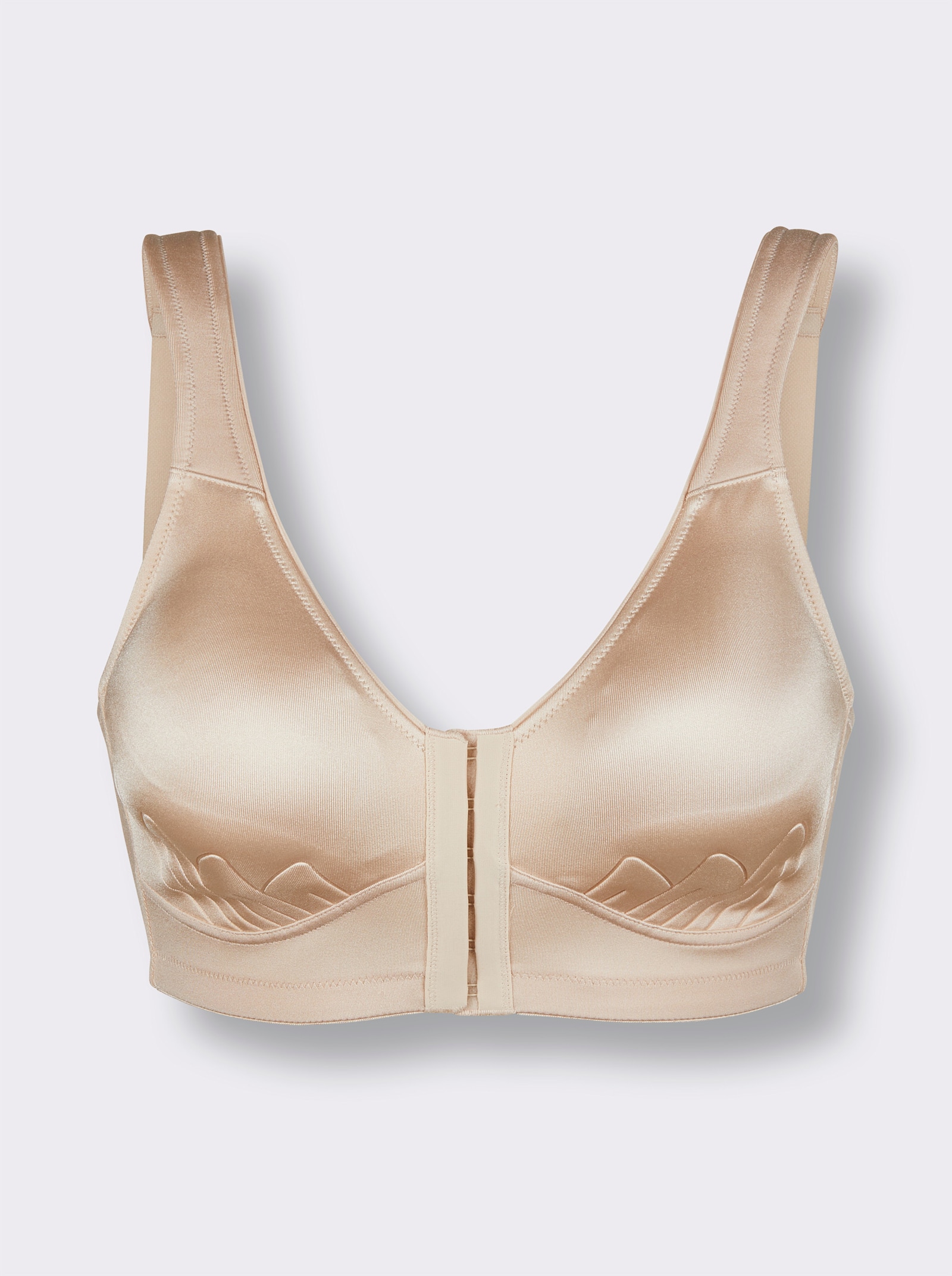 Speidel Vorderverschluss-BH ohne Bügel mit vorgeformten Cups - elfenbein