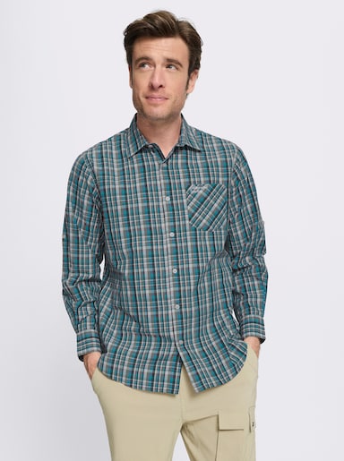 Catamaran Sports Funktionshemd mit regulierbarer Ärmellänge - topas-kariert