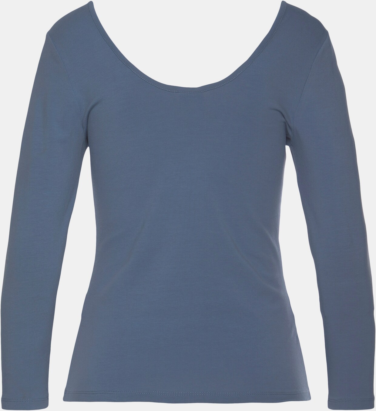Buffalo Langarmshirt - rauchblau