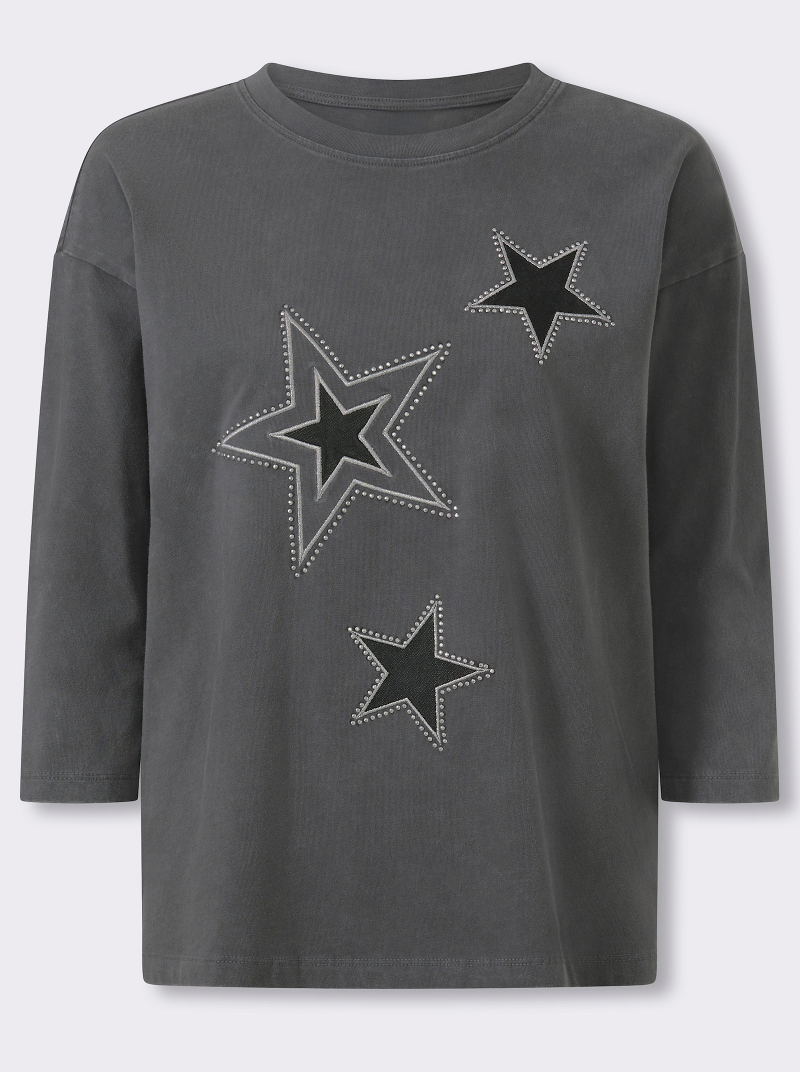heine Shirt mit Glanzdetails - anthrazit