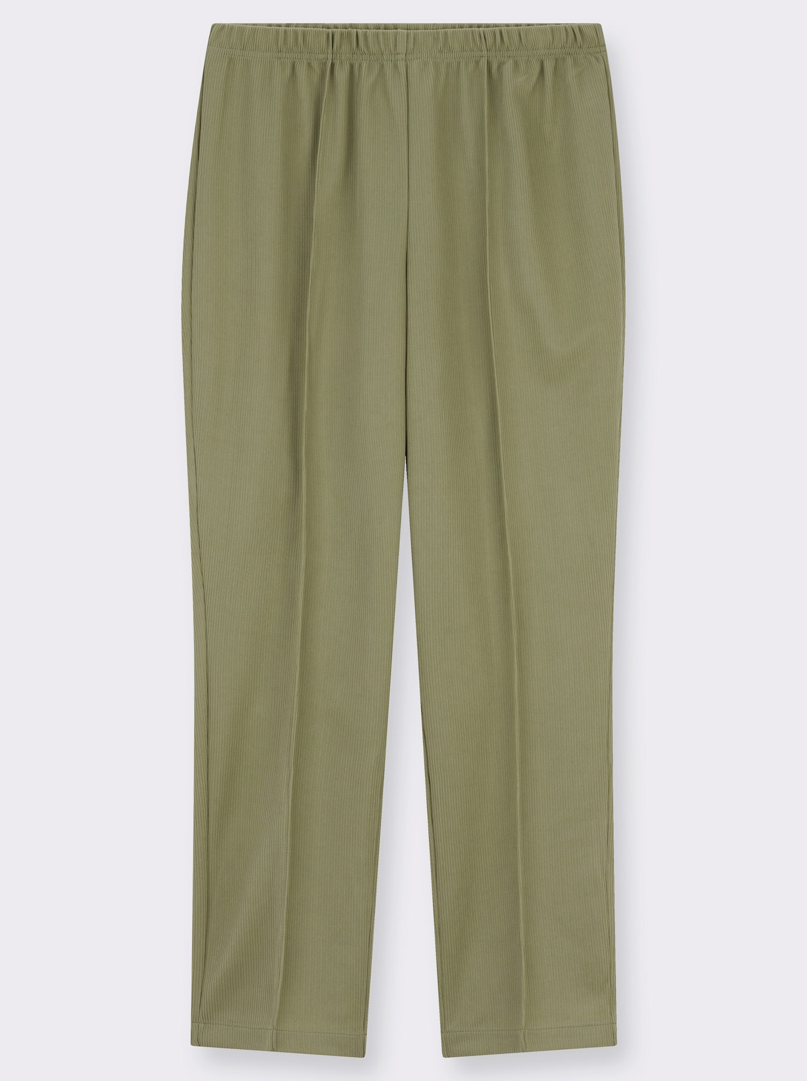 Hose mit Ripp-Struktur - schilf